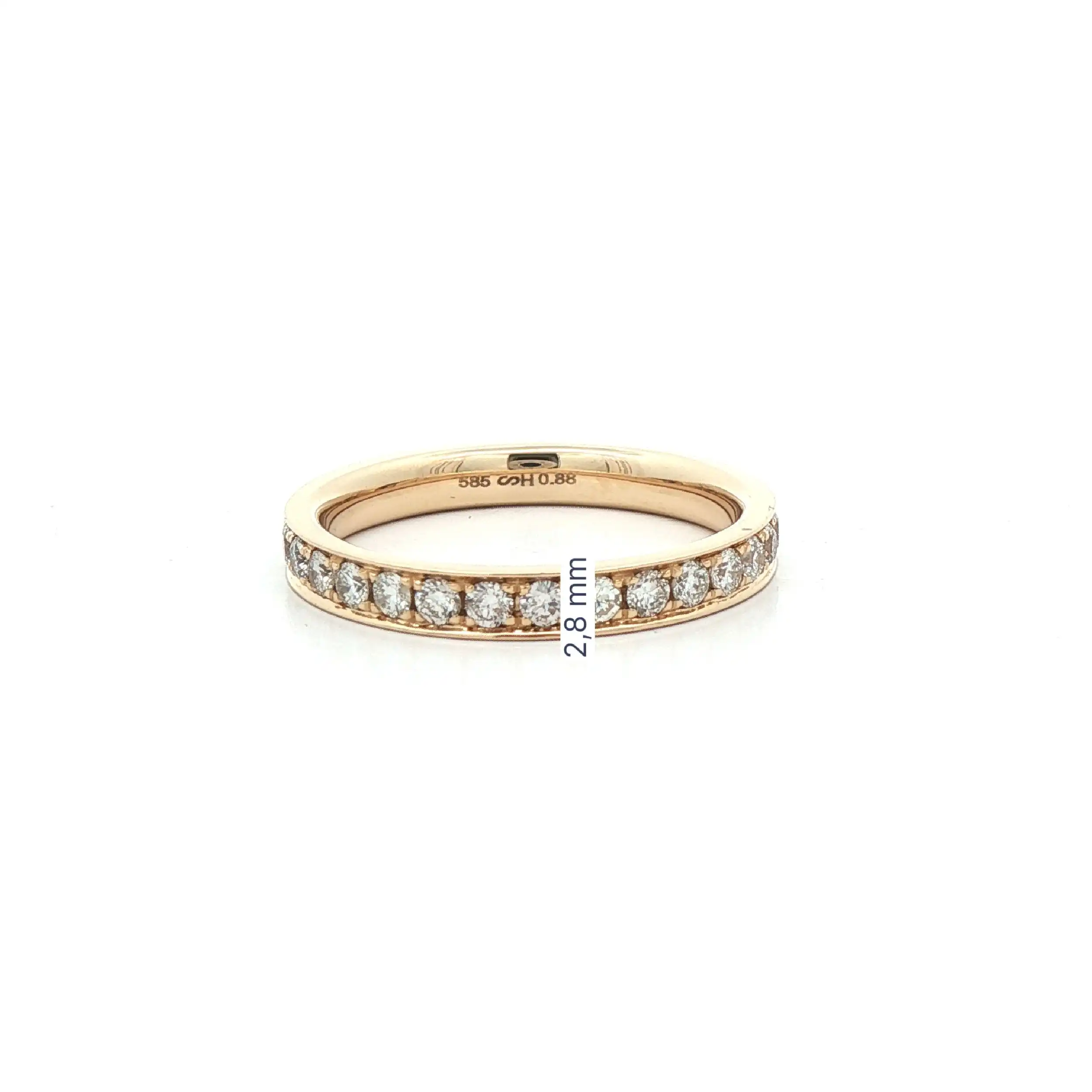 Memoryring Gelbgold mit Brillanten Memoryring Gelbgold mit Brillanten