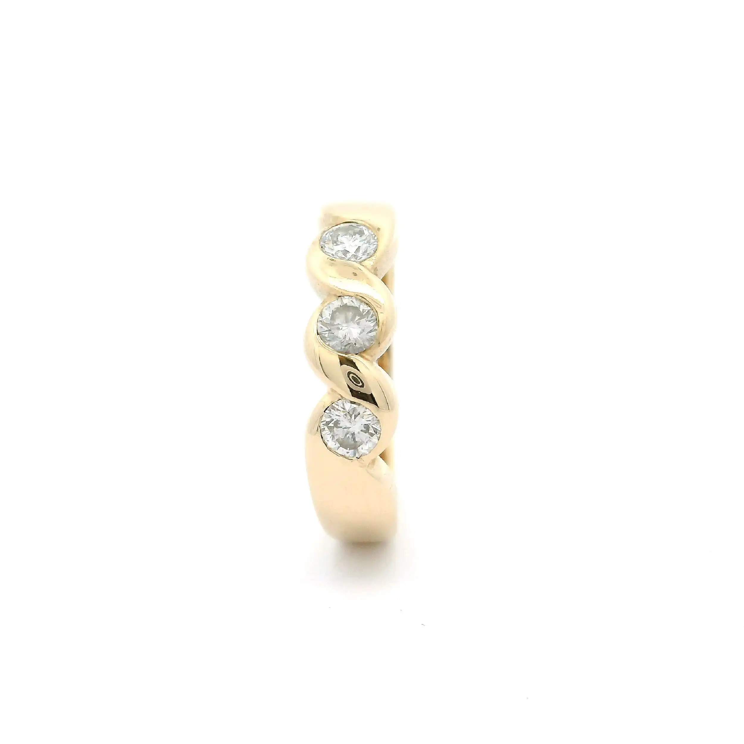 Ring Gelbgold Christ mit Brillanten Ring Gelbgold Christ mit Brillanten