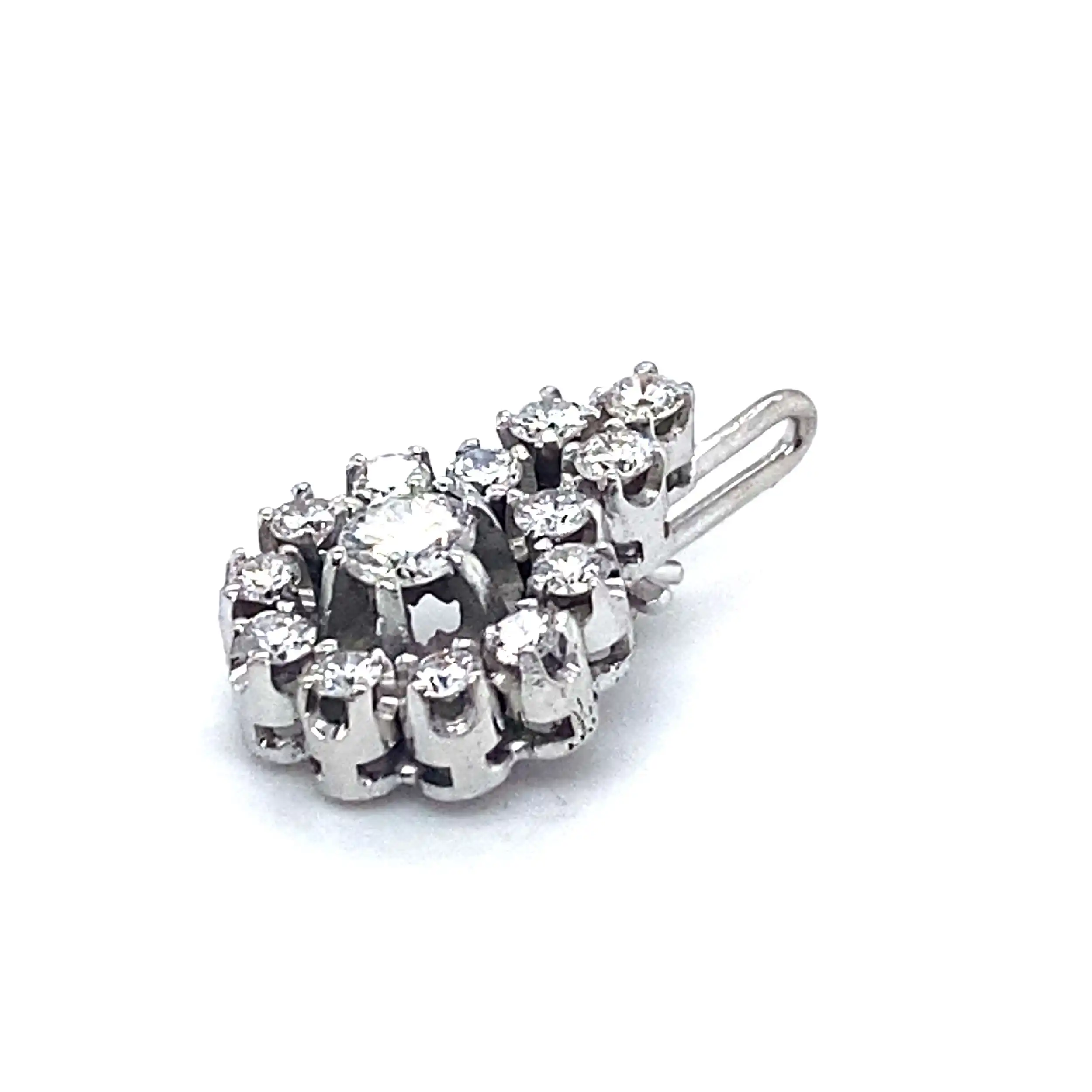 Anhänger/Clip Weißgold mit Brillanten Anhänger/Clip Weißgold mit Brillanten