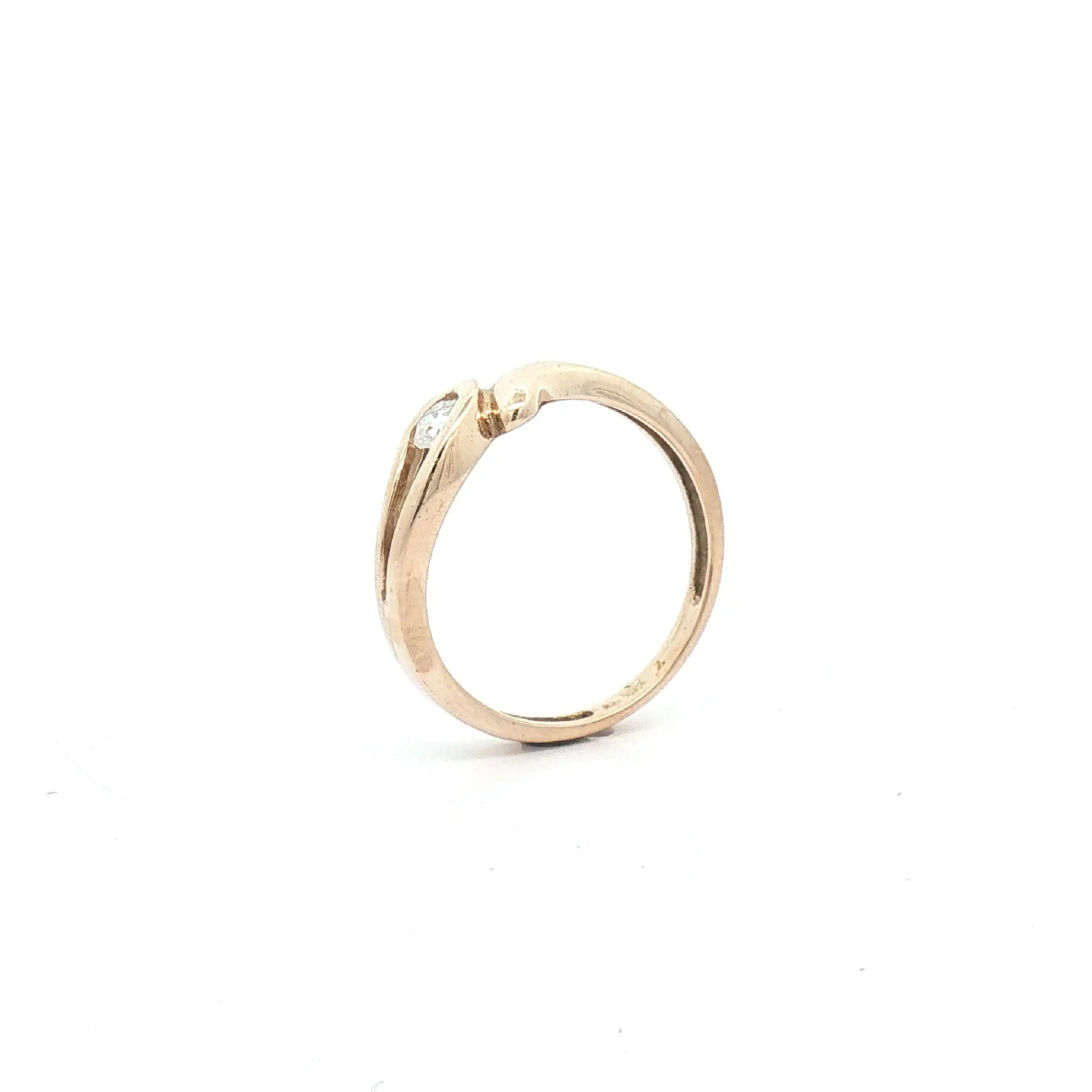 Ring Gelbgold mit Zirkonia Ring Gelbgold mit Zirkonia