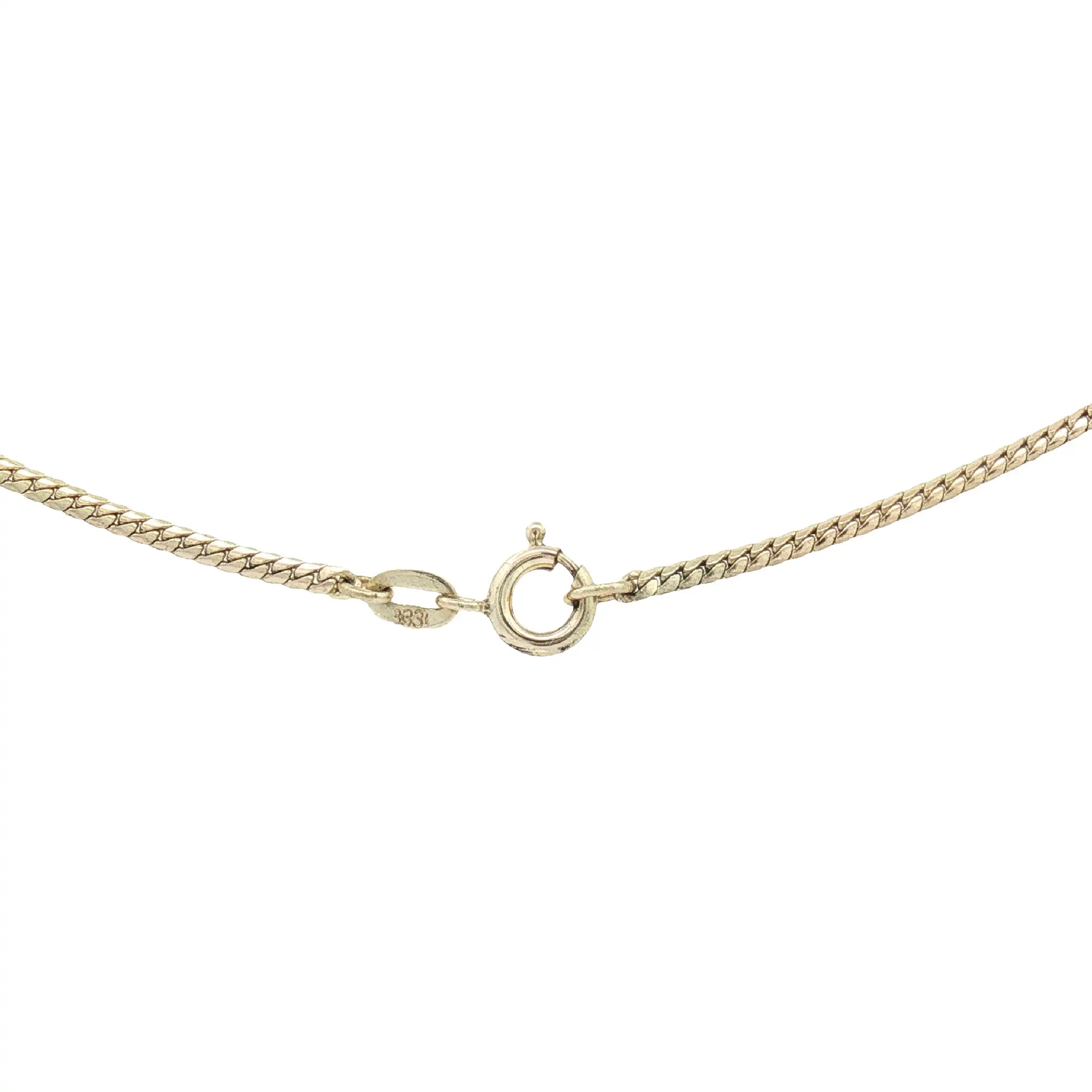 Collier Bicolor mit Diamanten