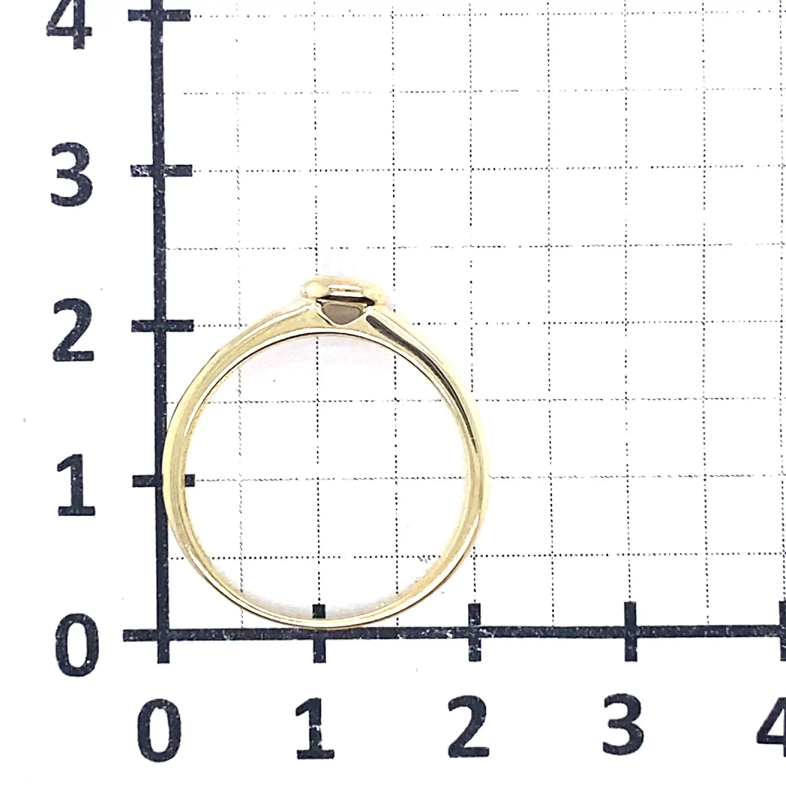 Ring Gelbgold mit Brillant, graviert mit 0,07ct Ring Gelbgold mit Brillant, graviert mit 0,07ct