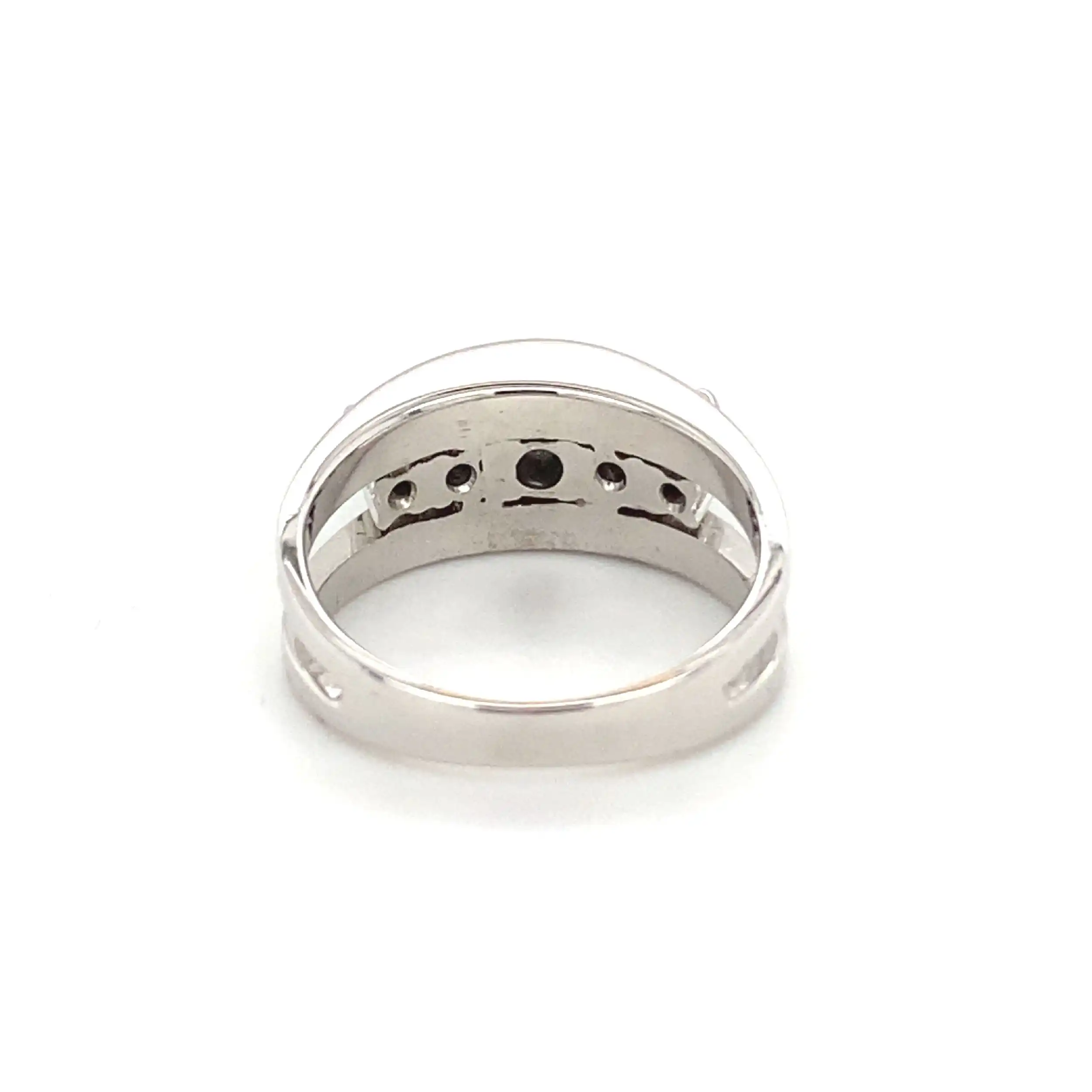 Ring Weißgold mit Saphiren & Brillanten