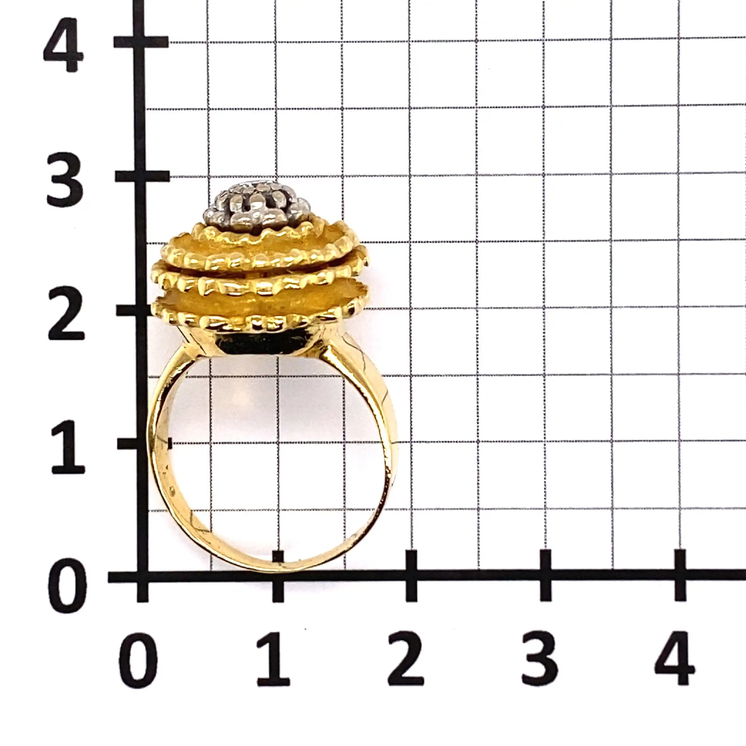 Ring Bicolor mit Brillant