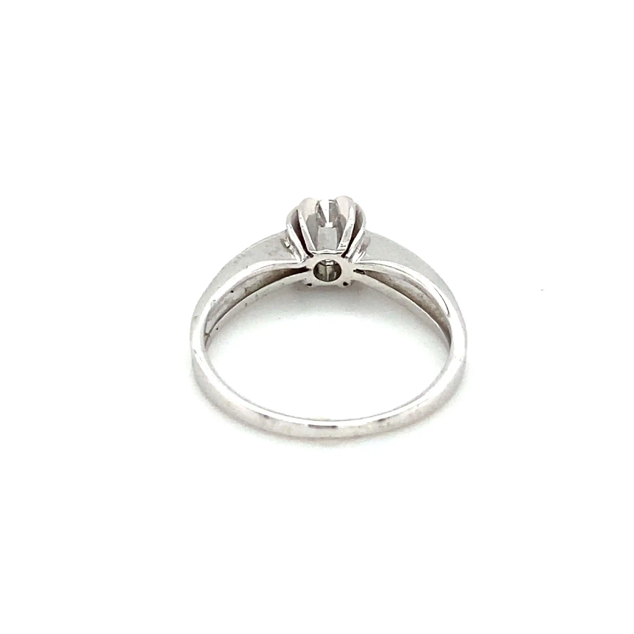 Ring Weißgold mit Brillant Ring Weißgold mit Brillant