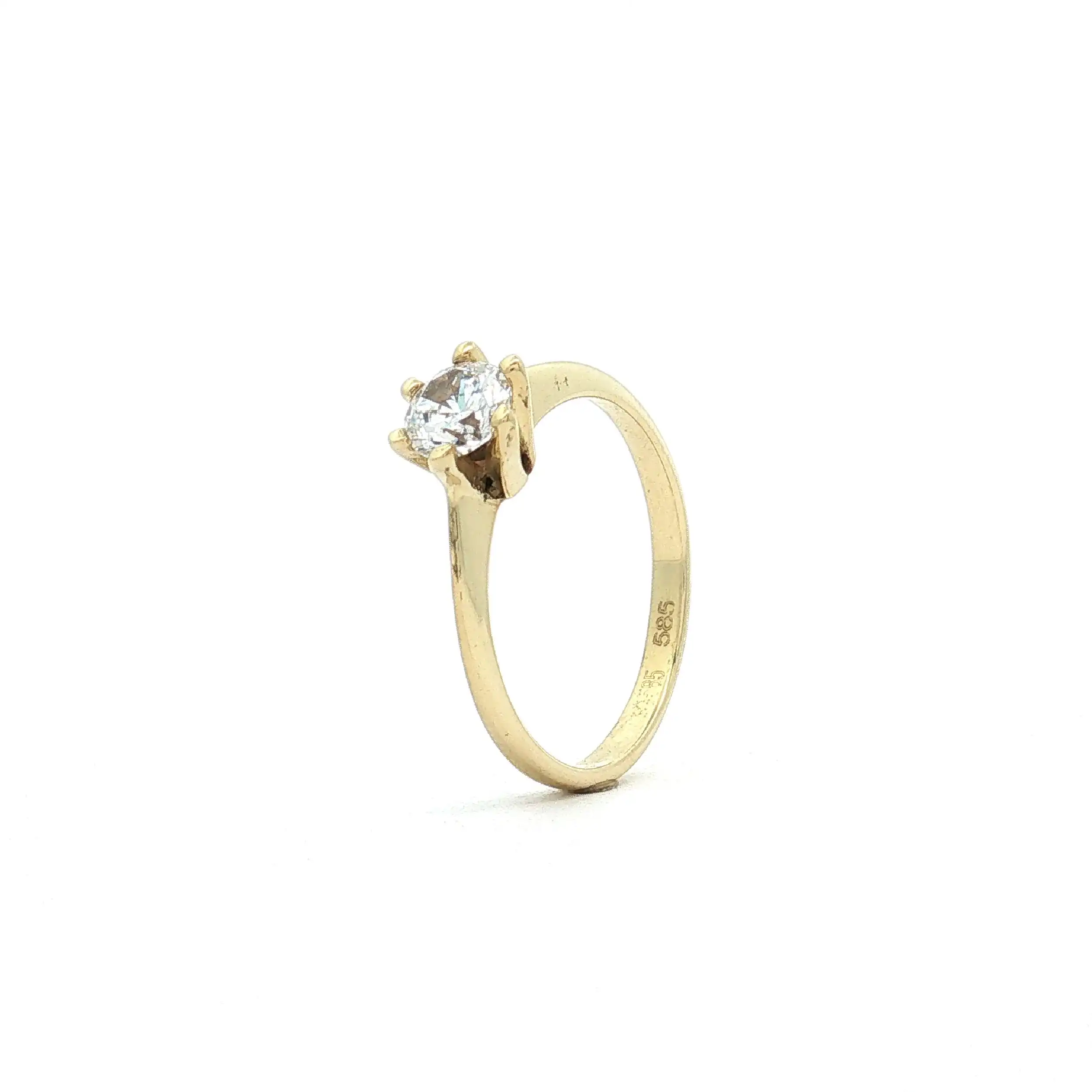 Ring Gelbgold mit Zirkonia