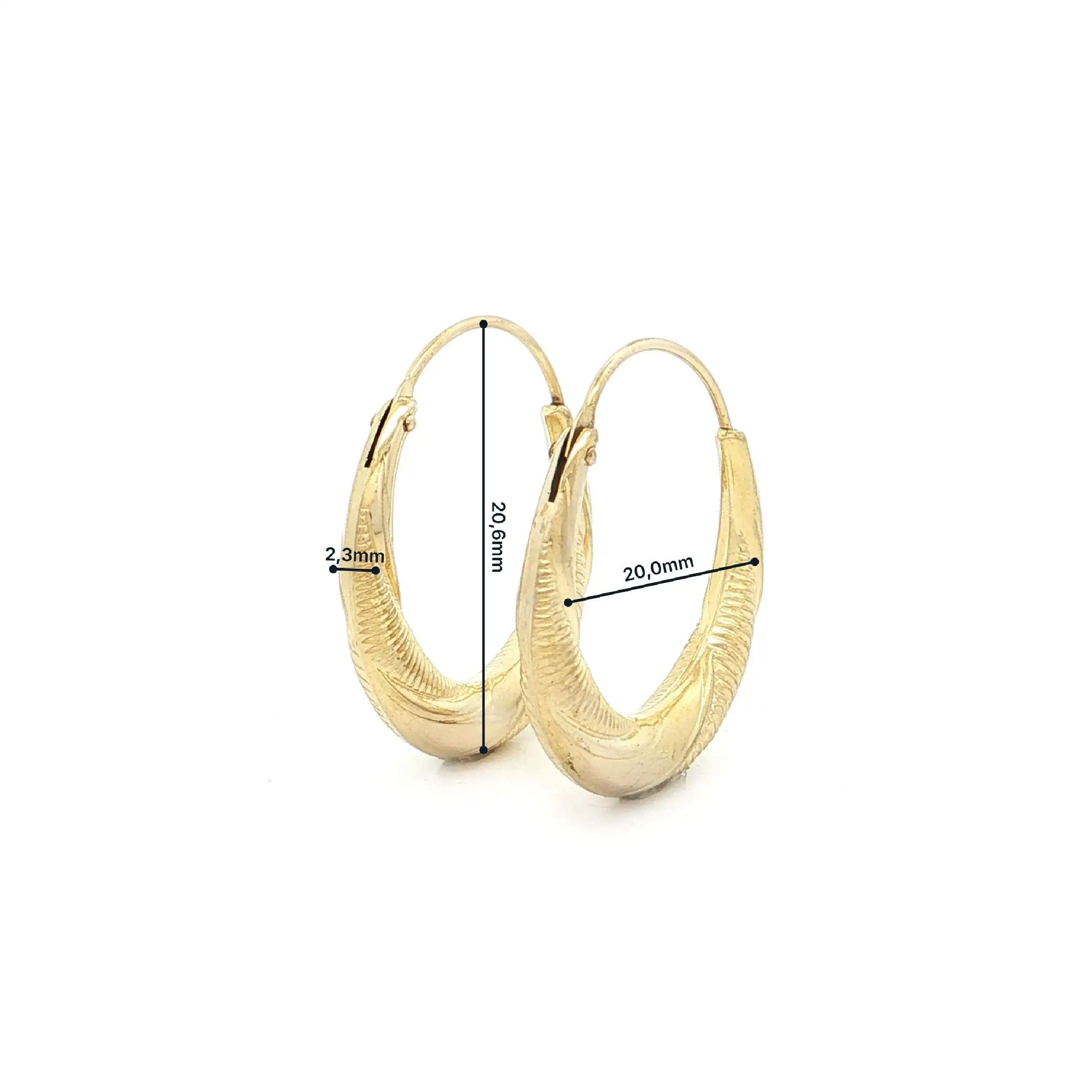 Creolen Gelbgold