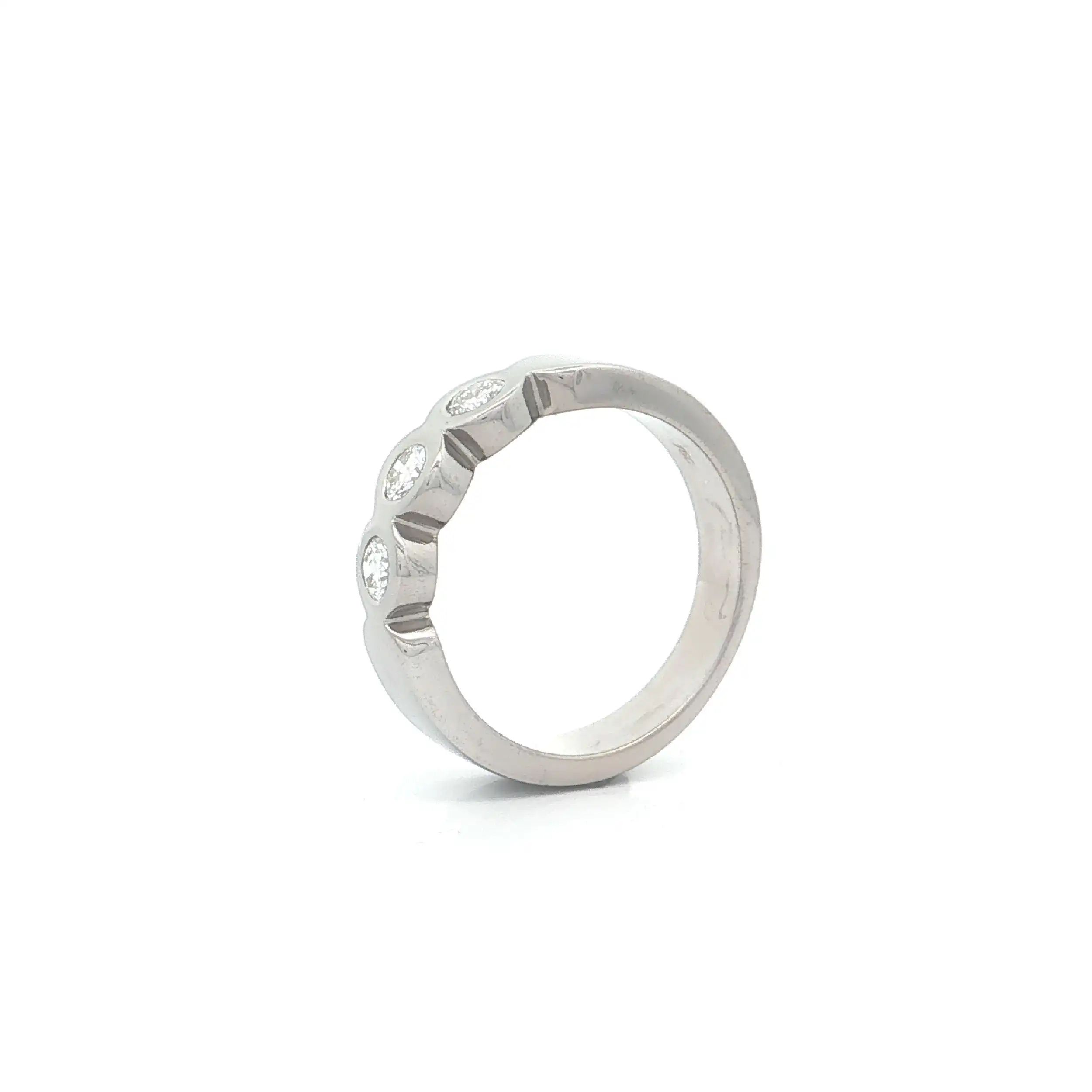 Ring Weißgold mit Brillanten Ring Weißgold mit Brillanten