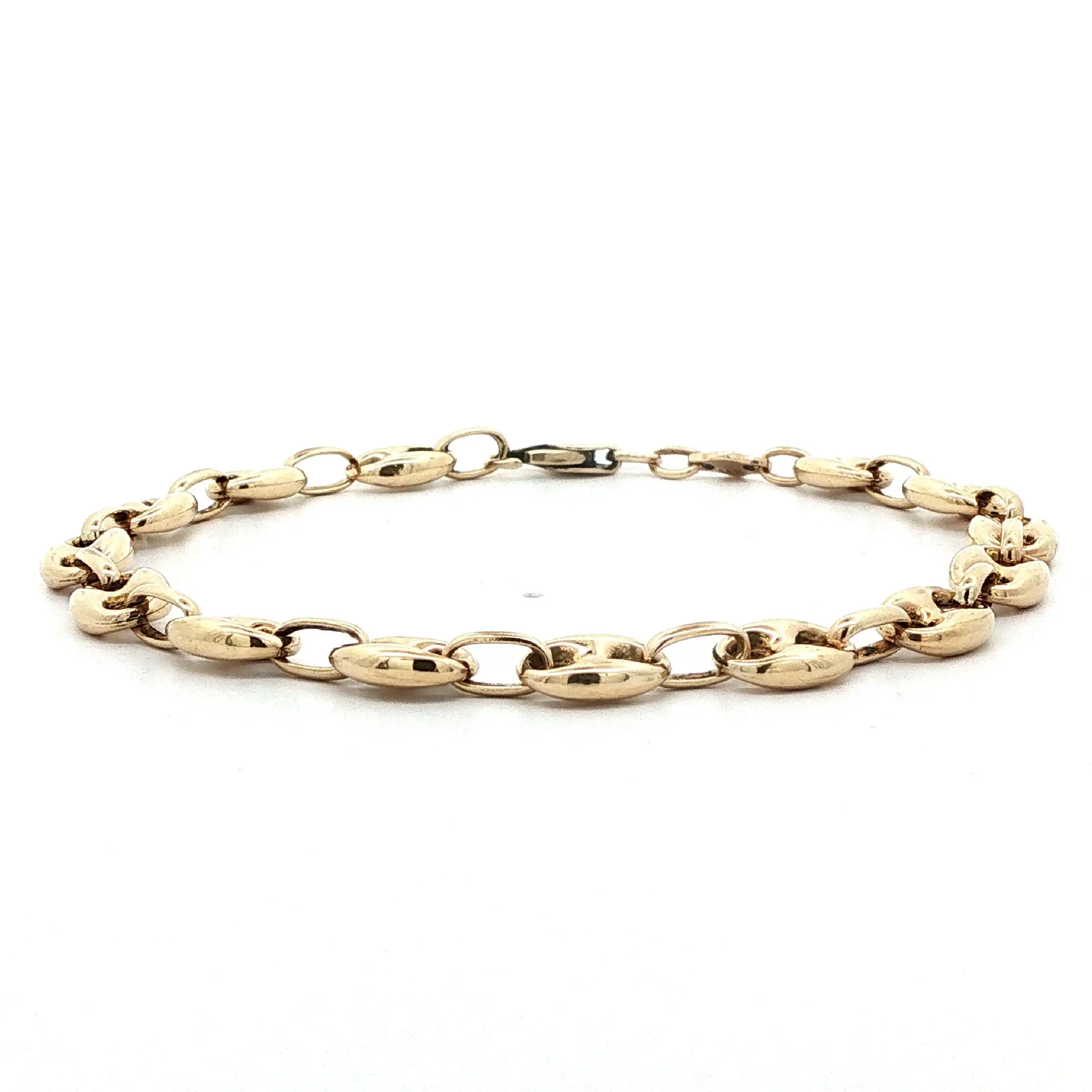 Bohnenarmband Gelbgold Bohnenarmband Gelbgold