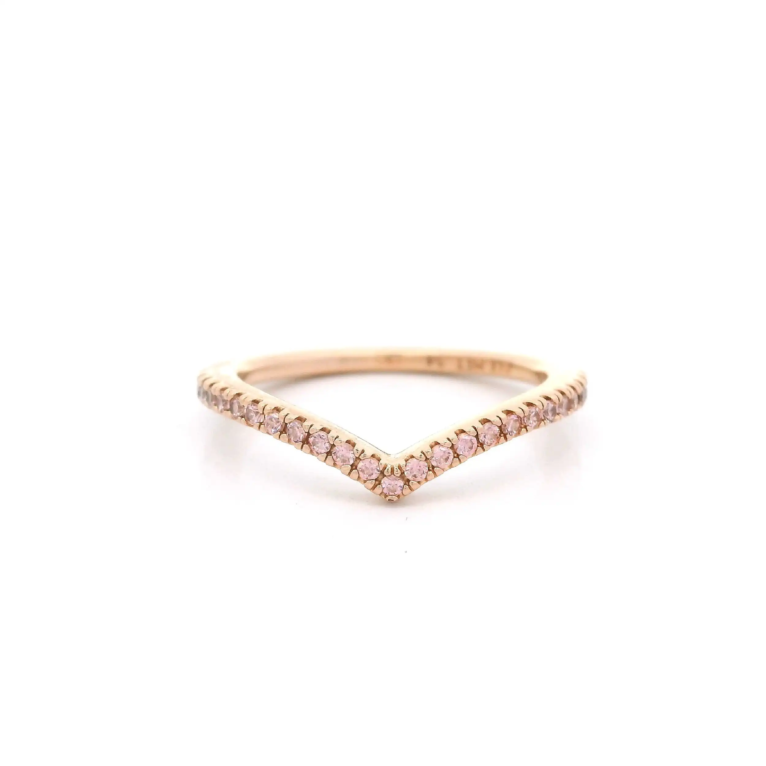 Ring Vergoldet mit rosa Farbsteinen Pandora Ring Vergoldet mit rosa Farbsteinen Pandora