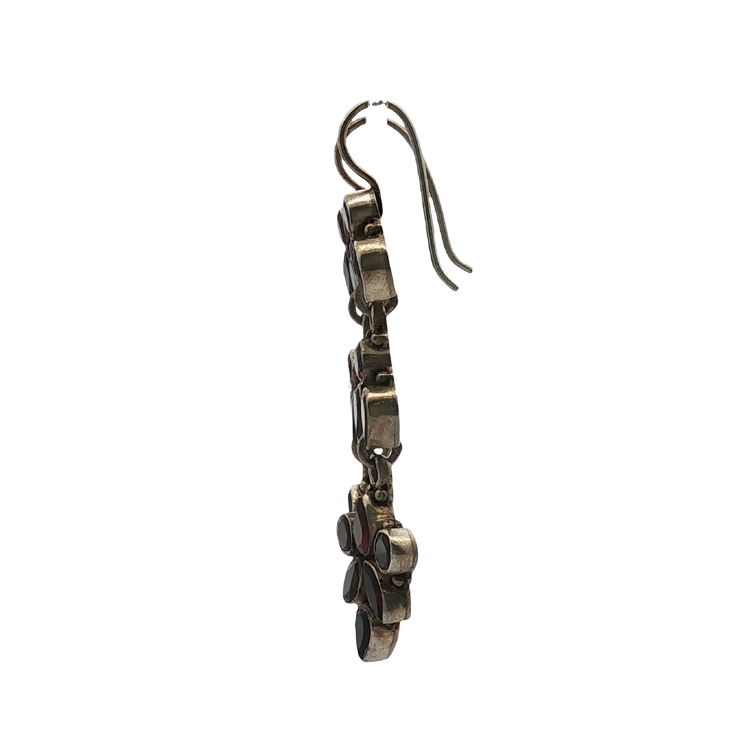 Ohrringe Silber mit Granat Ohrringe Silber mit Granat