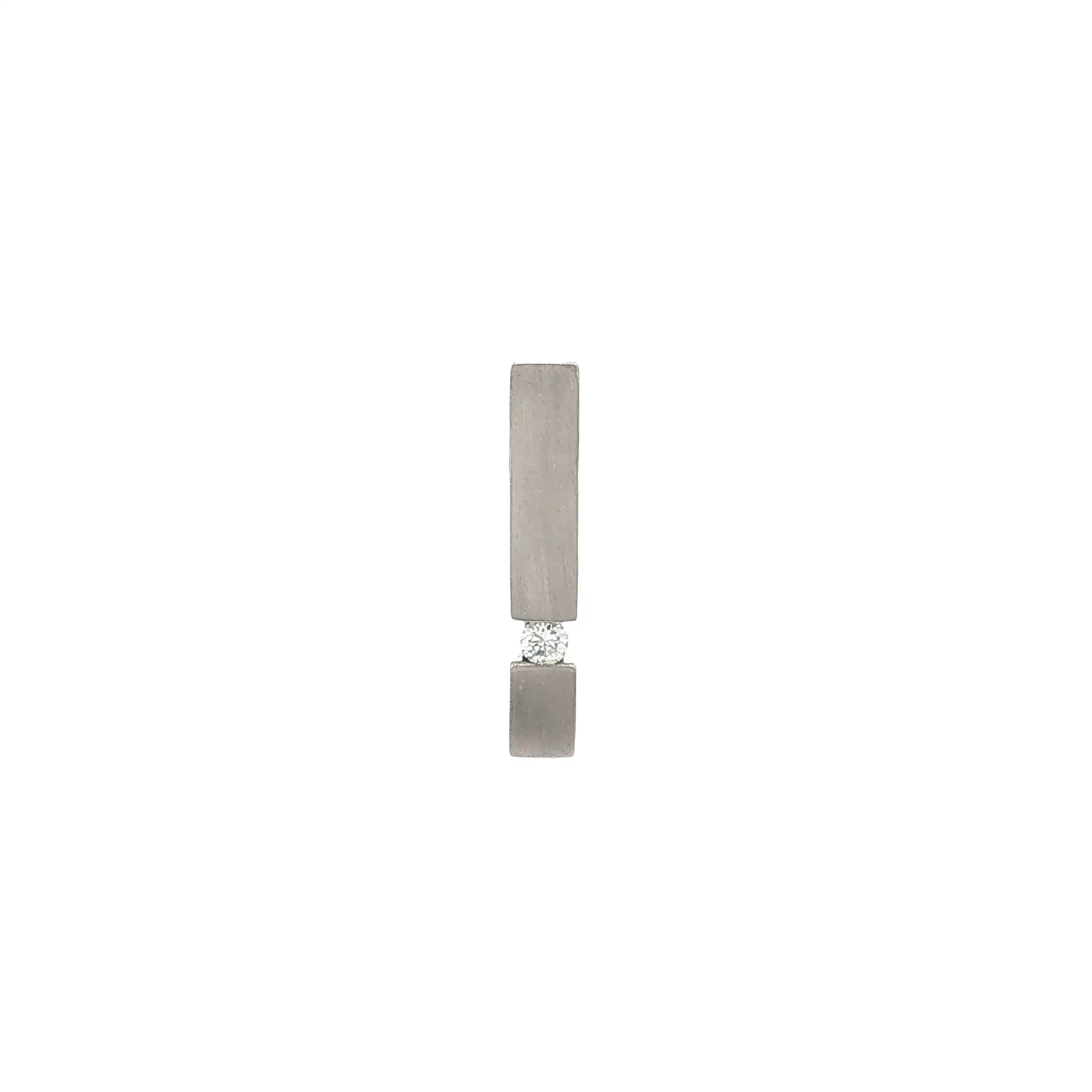 Anhänger Christ Weißgold mit Brillant Solitär Anhänger Christ Weißgold mit Brillant Solitär