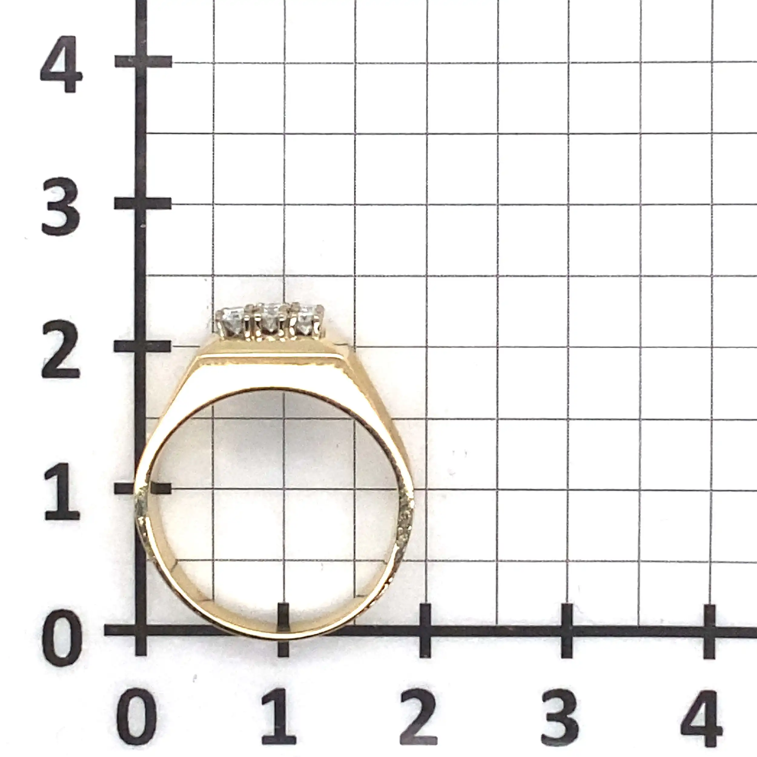 Ring Gelbgold mit Brillanten Ring Gelbgold mit Brillanten
