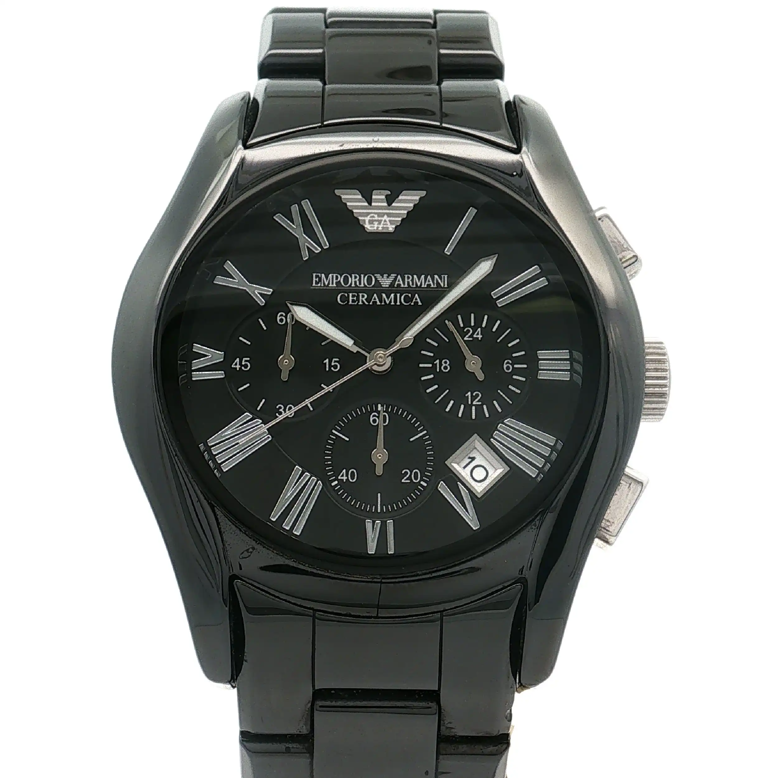 Herrenuhr Armani Ceramica mit Ersatzelementen