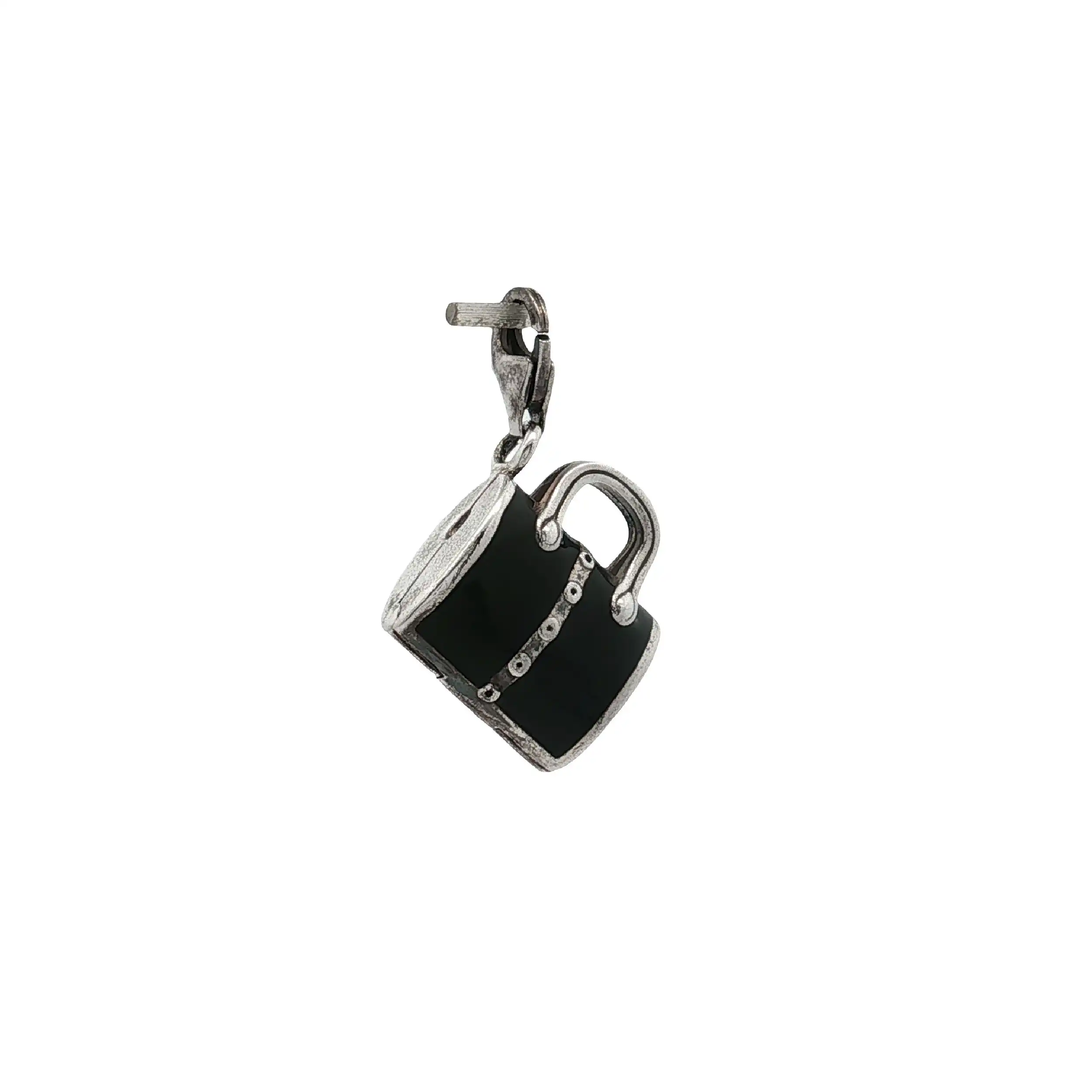 Charm Silber Thomas Sabo Tasche schwarz