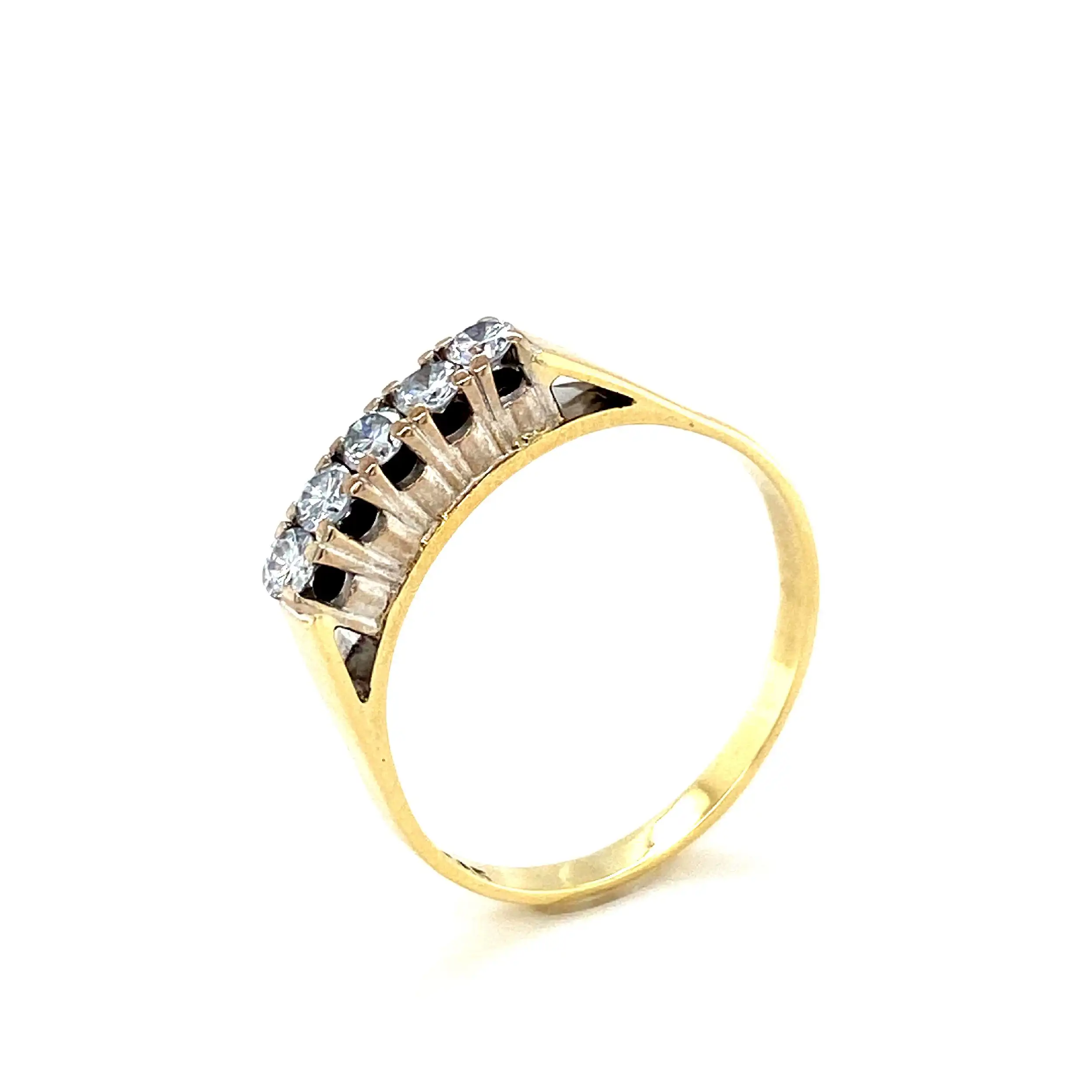 Ring Bicolor mit Brillanten Ring Bicolor mit Brillanten