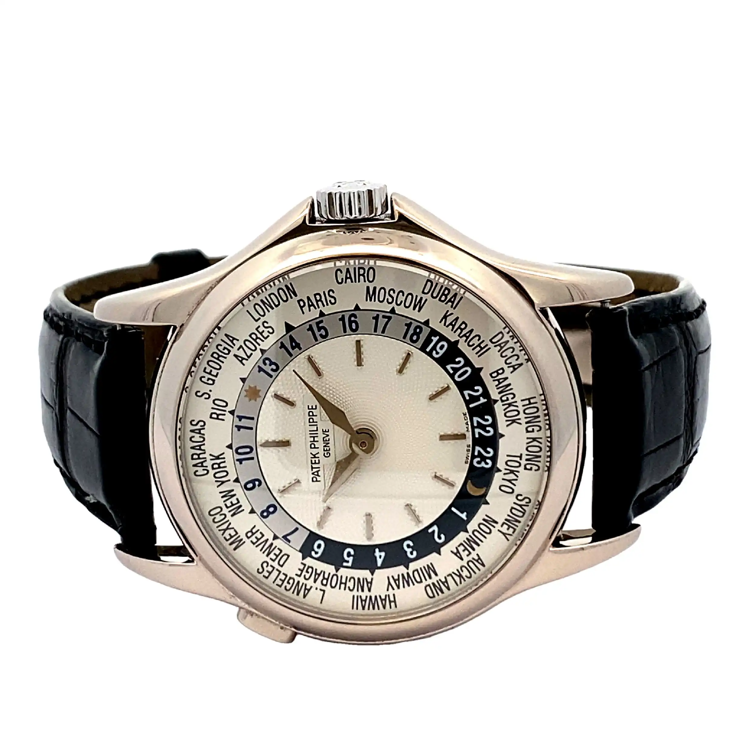 Herrenuhr Patek Philippe World Time Weißgold Fullset