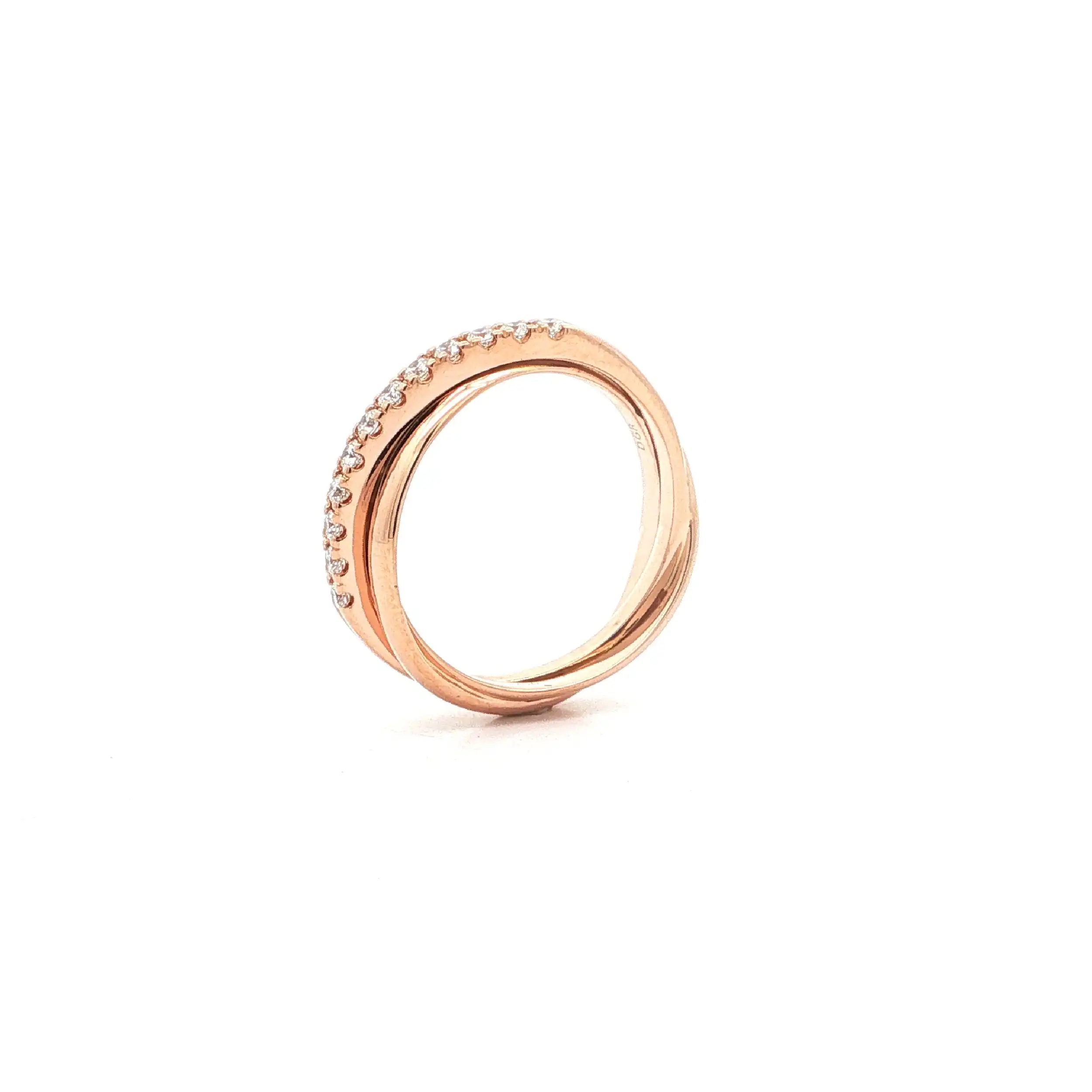 Ring Roségold mit Brillanten 0,25ct. TW/SI