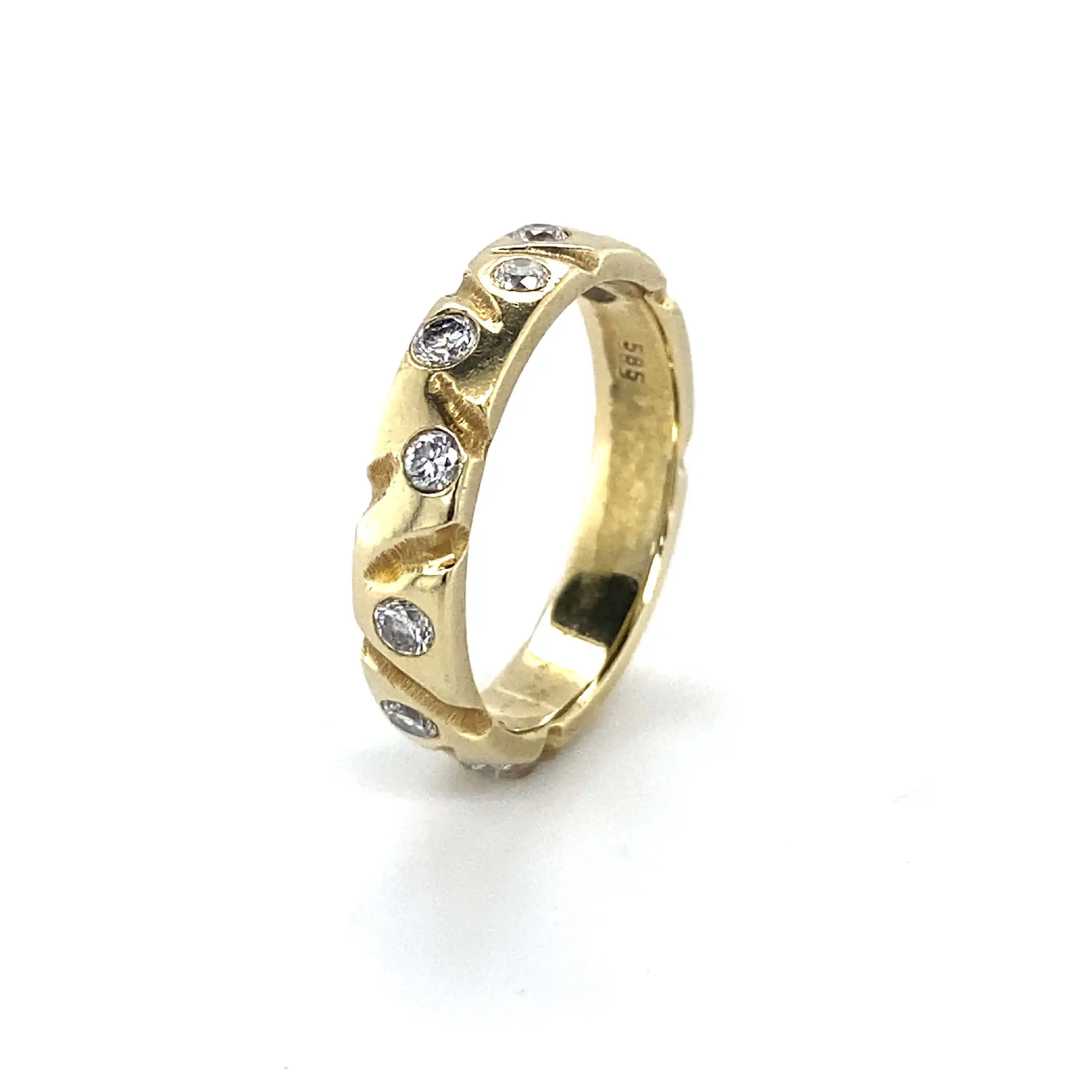 Ring Gelbgold mit Brillanten