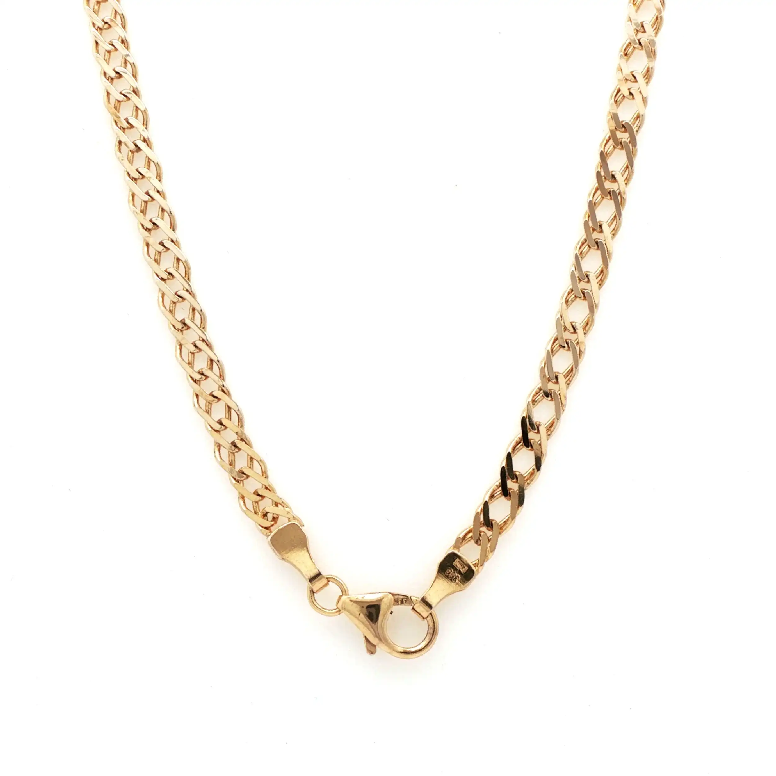 Doppelpanzerkette Gelbgold