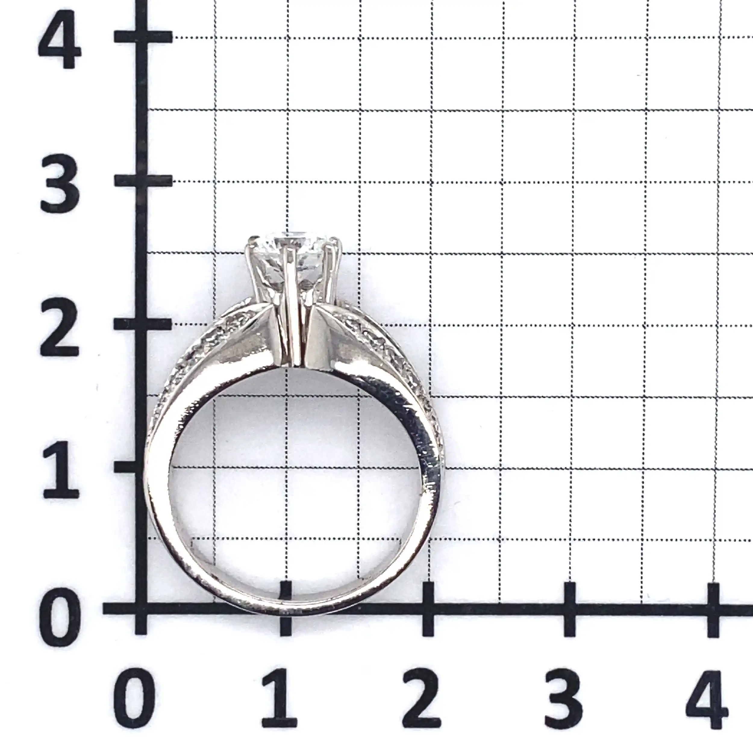 Ring Weißgold mit Brillanten Ring Weißgold mit Brillanten