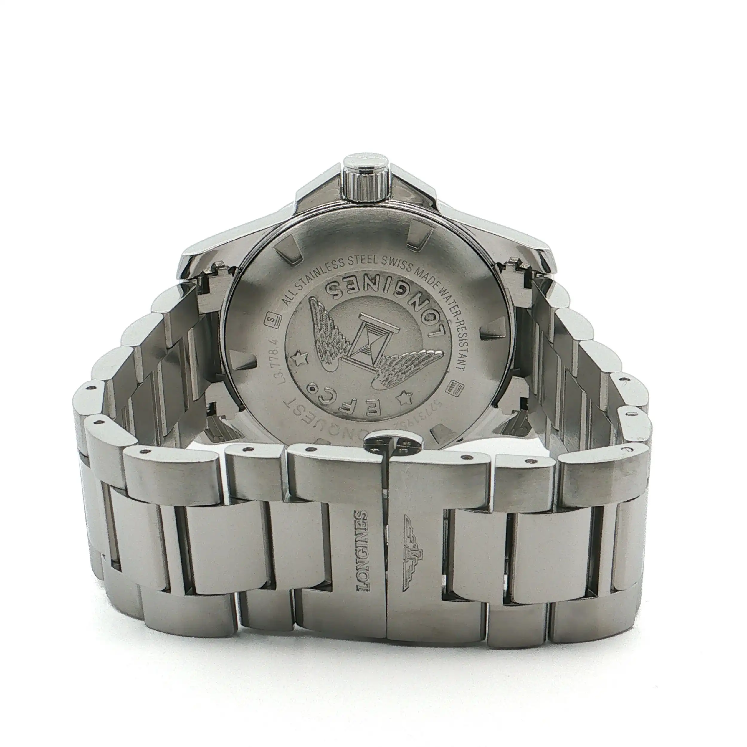 Herrenuhr Longines Conquest Automatic mit Box und Papiere und Kassenbon