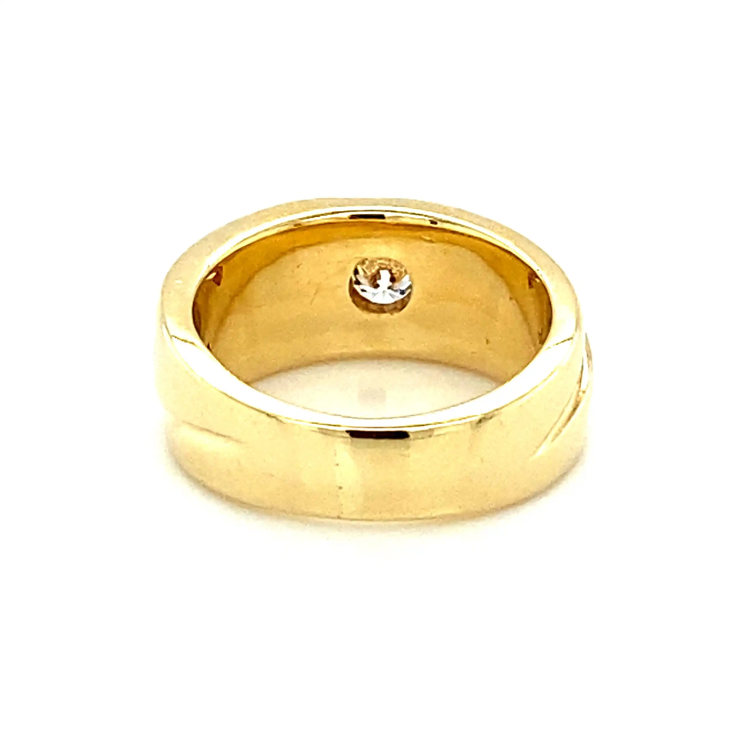 Ring Gelbgold mit Brillanten mit 0,44 graviert Ring Gelbgold mit Brillanten mit 0,44 graviert