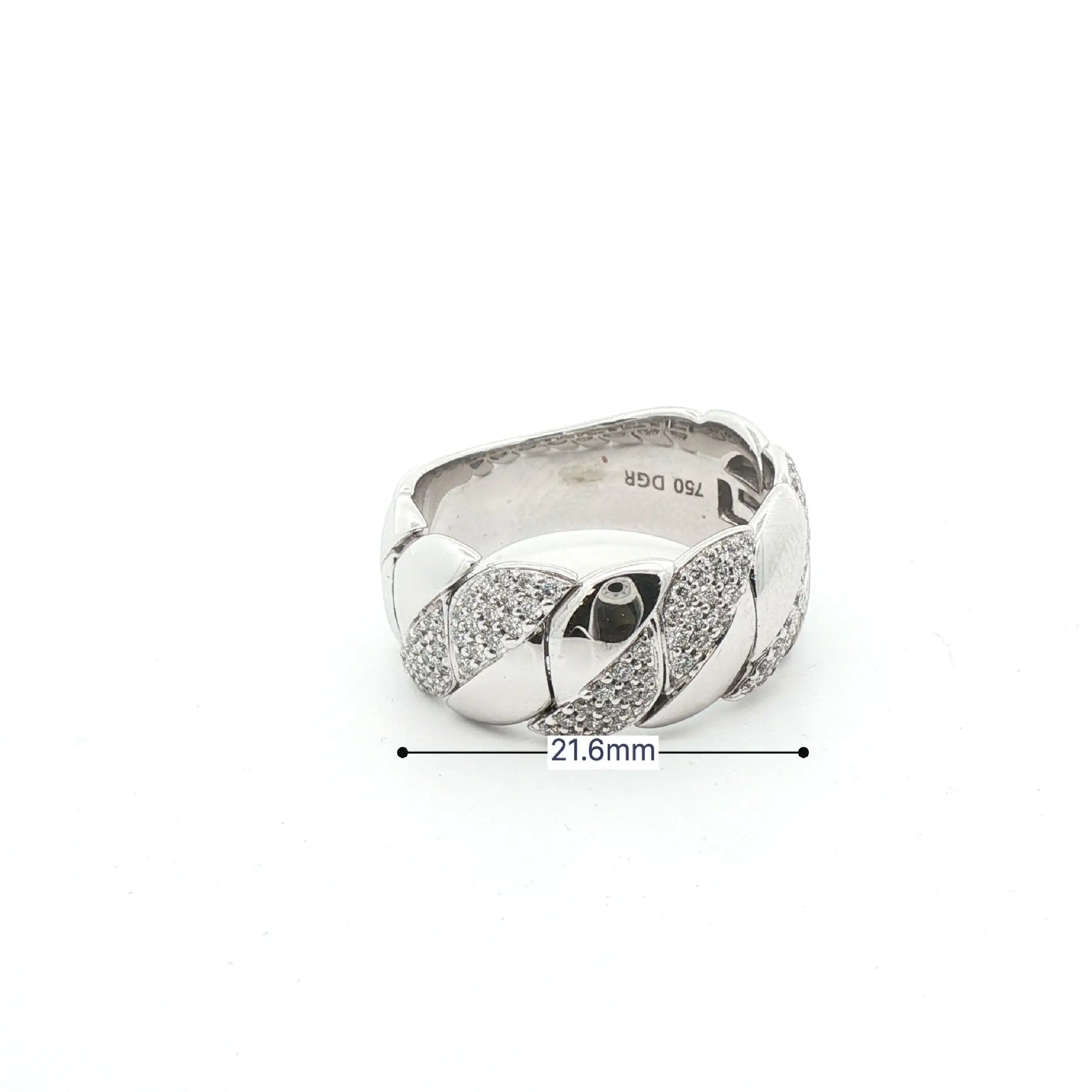 Ring Weißgold mit Brillanten Ring Weißgold mit Brillanten