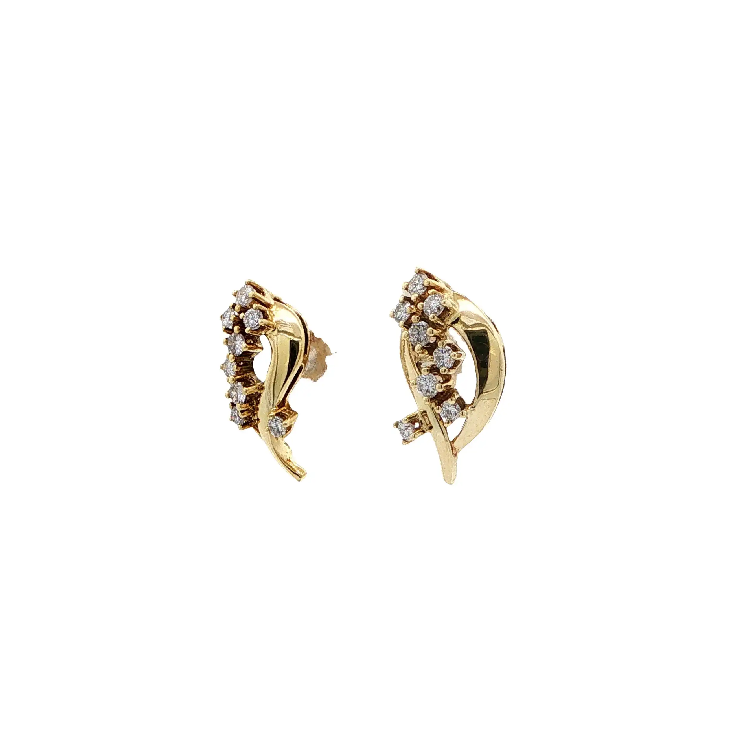 Ohrstecker Gelbgold mit Brillanten Ohrstecker Gelbgold mit Brillanten