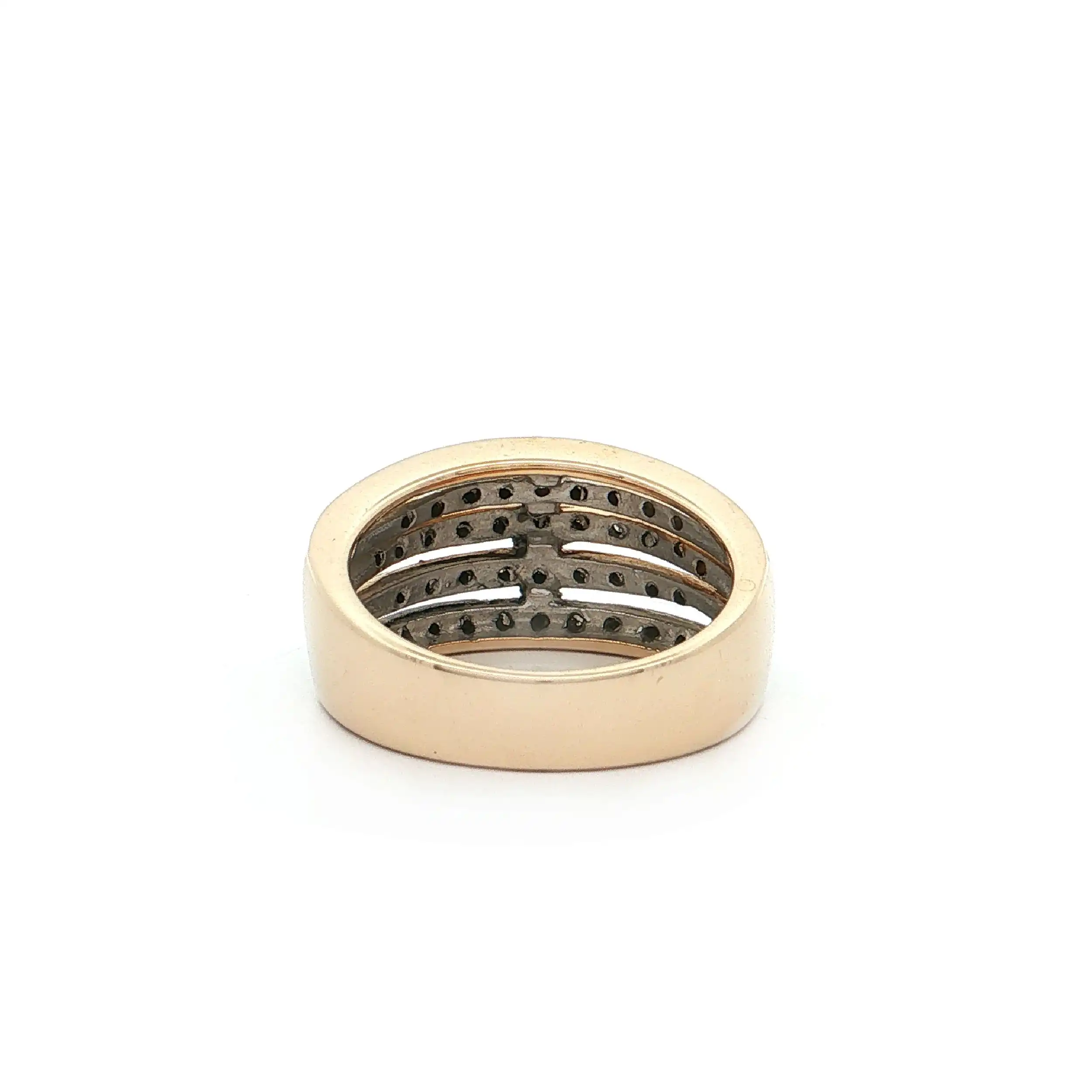 Ring Bicolor mit Diamanten Ring Bicolor mit Diamanten