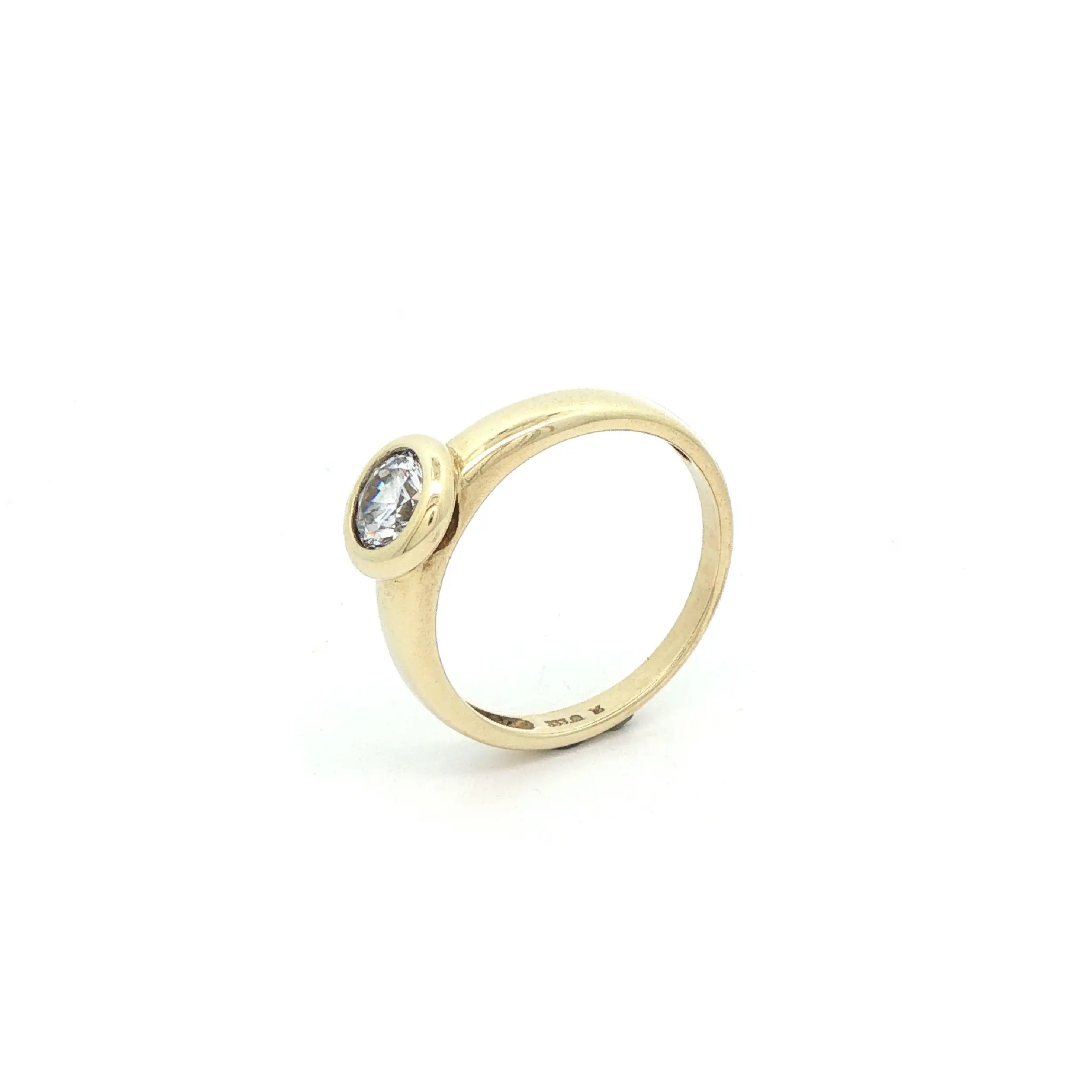 Ring Gelbgold mit Zirkonia Ring Gelbgold mit Zirkonia
