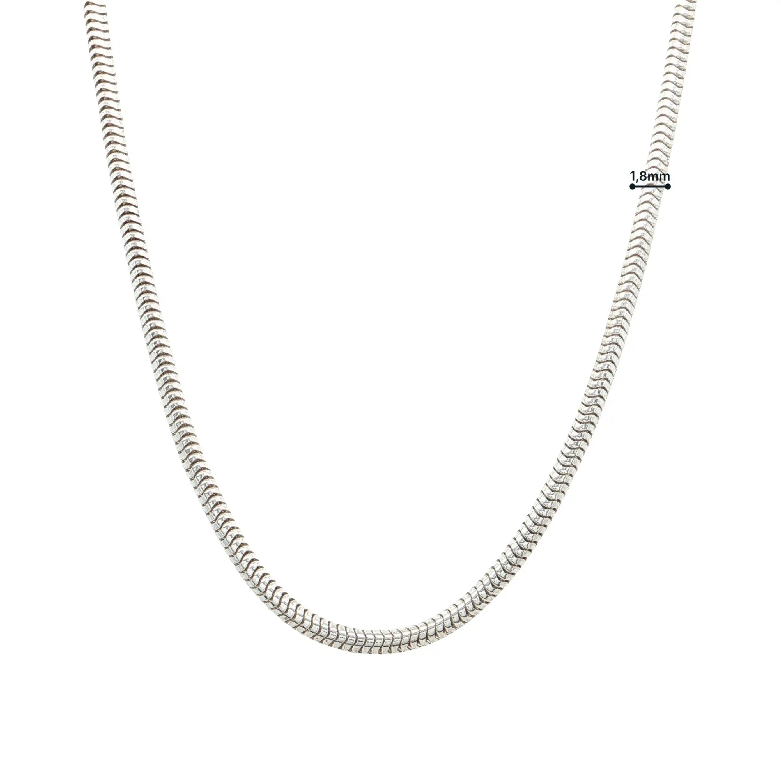 Schlangenkette Silber