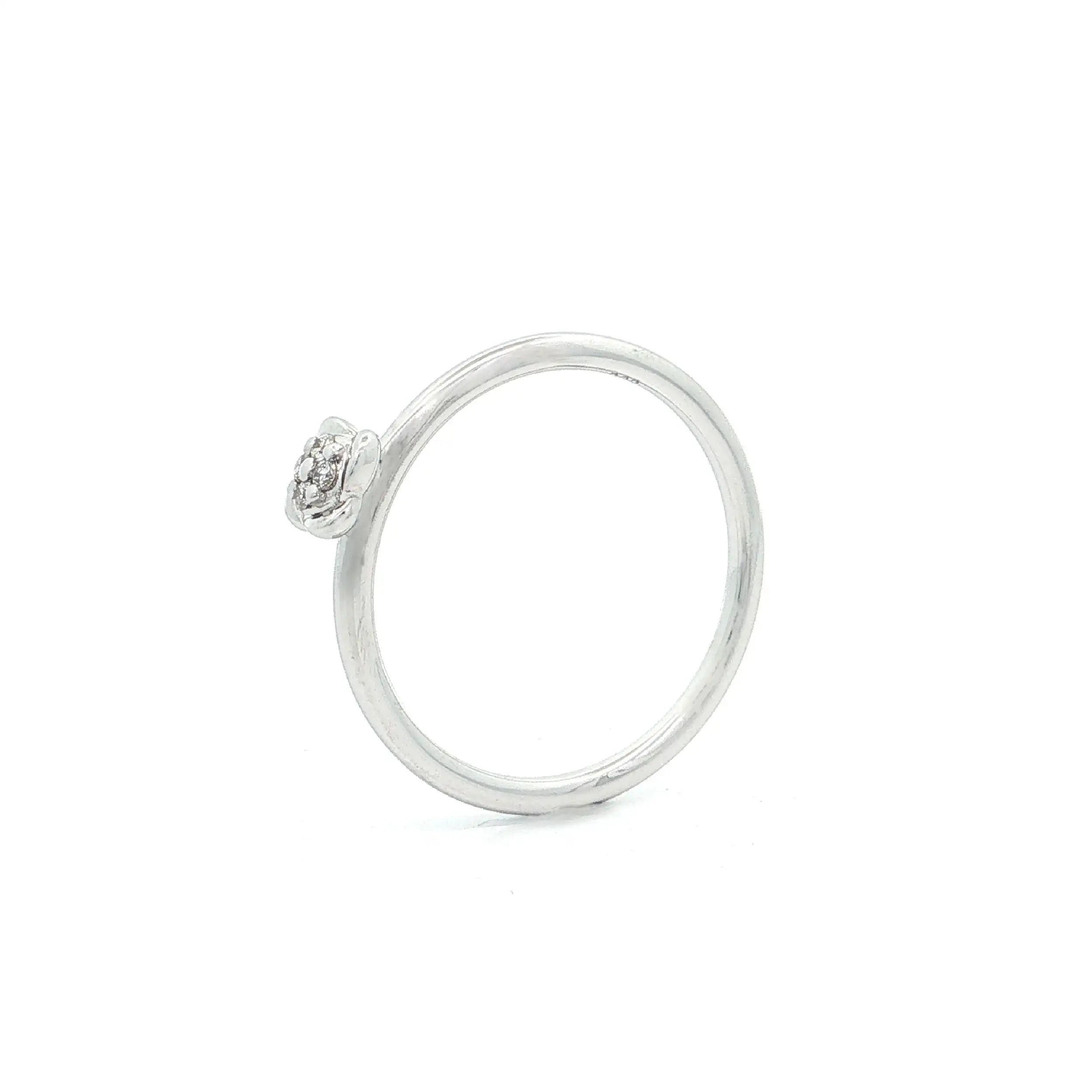 Ring Weißgold mit Brillanten Ring Weißgold mit Brillanten