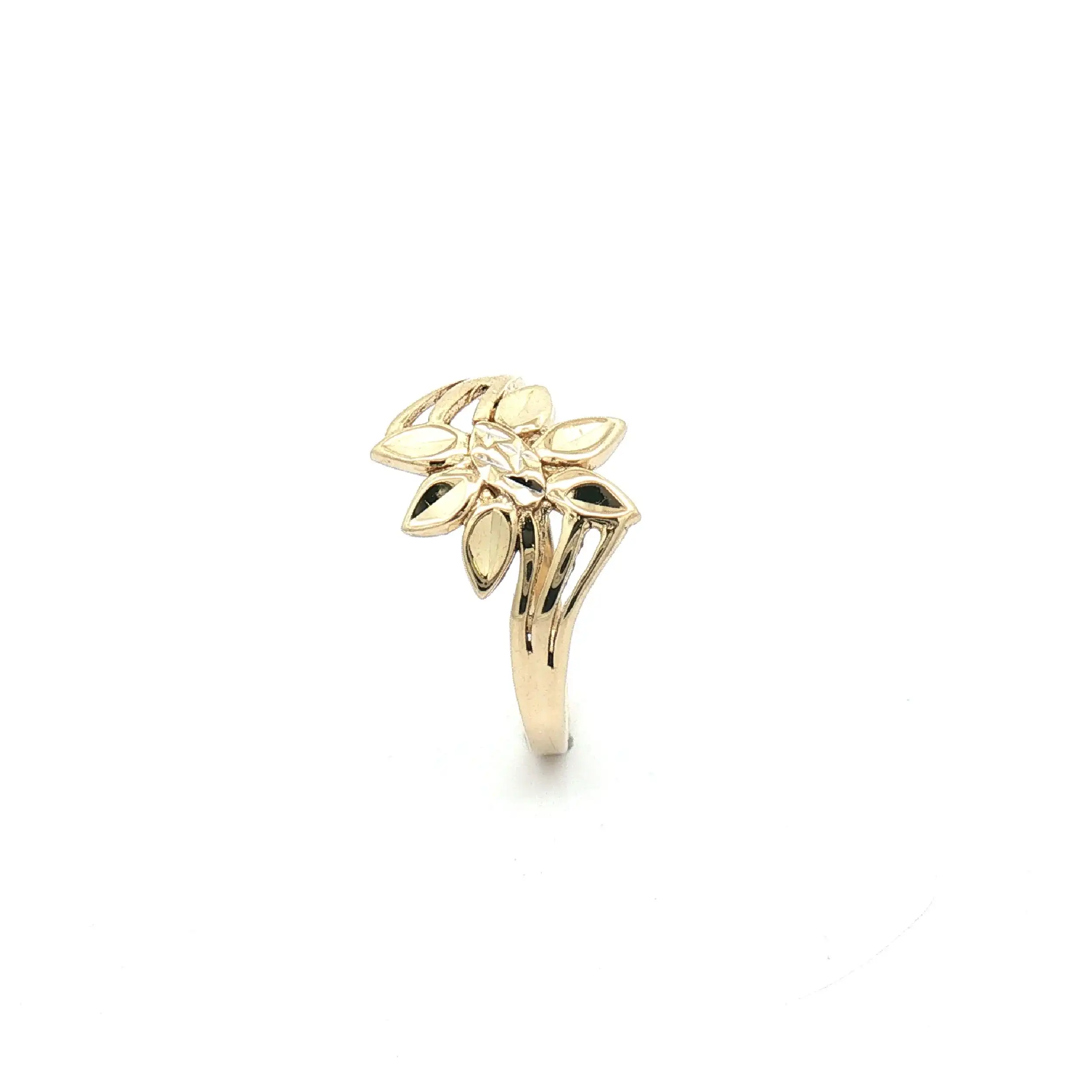 Ring Bicolor mit Blumenmuster