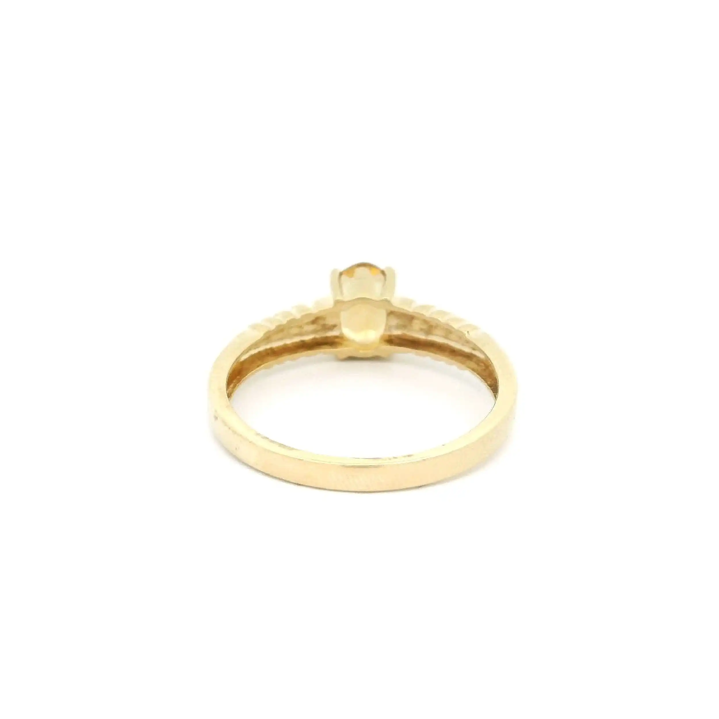 Ring Gelbgold mit Citrin