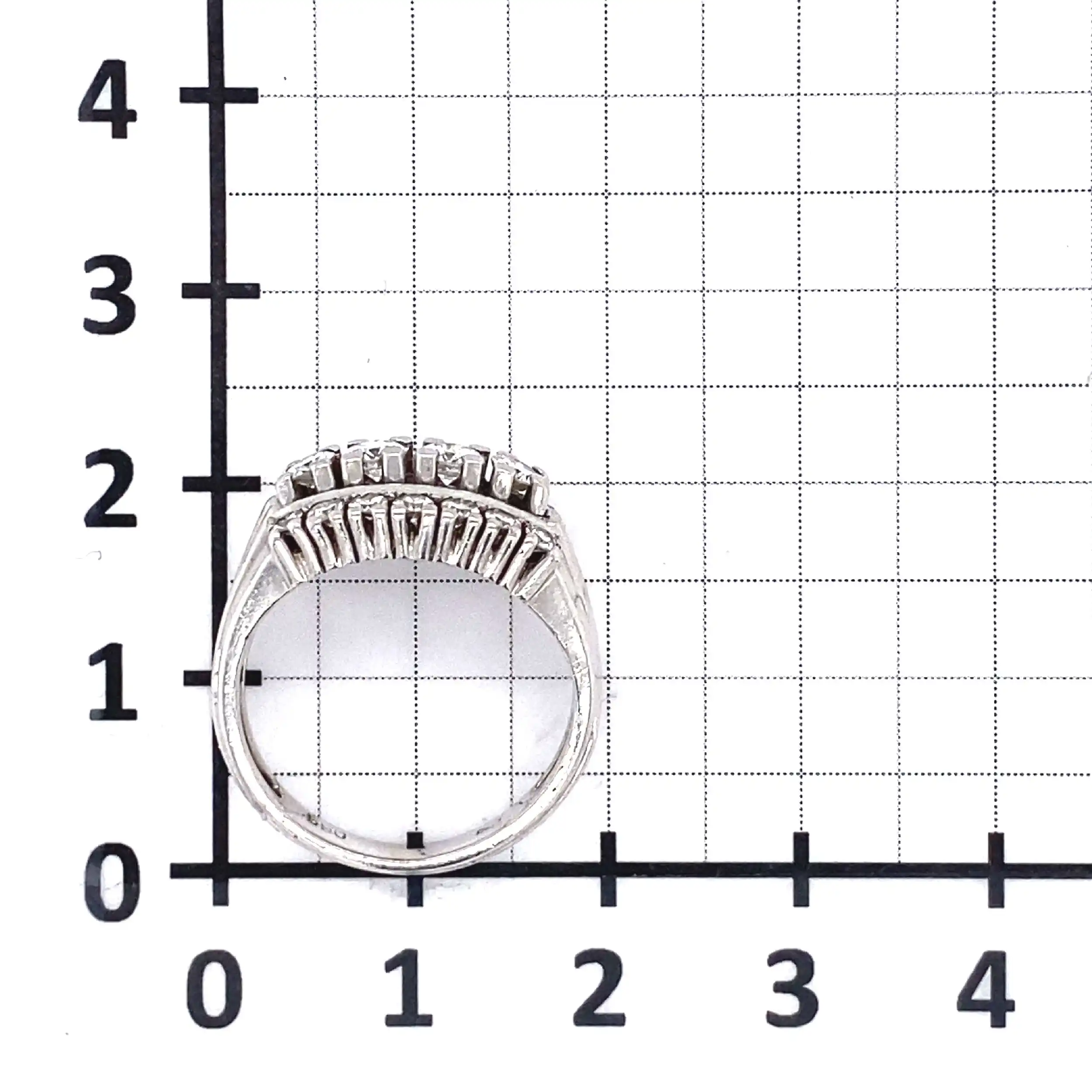 Ring Weißgold mit Brillanten und Diamanten Ring Weißgold mit Brillanten und Diamanten