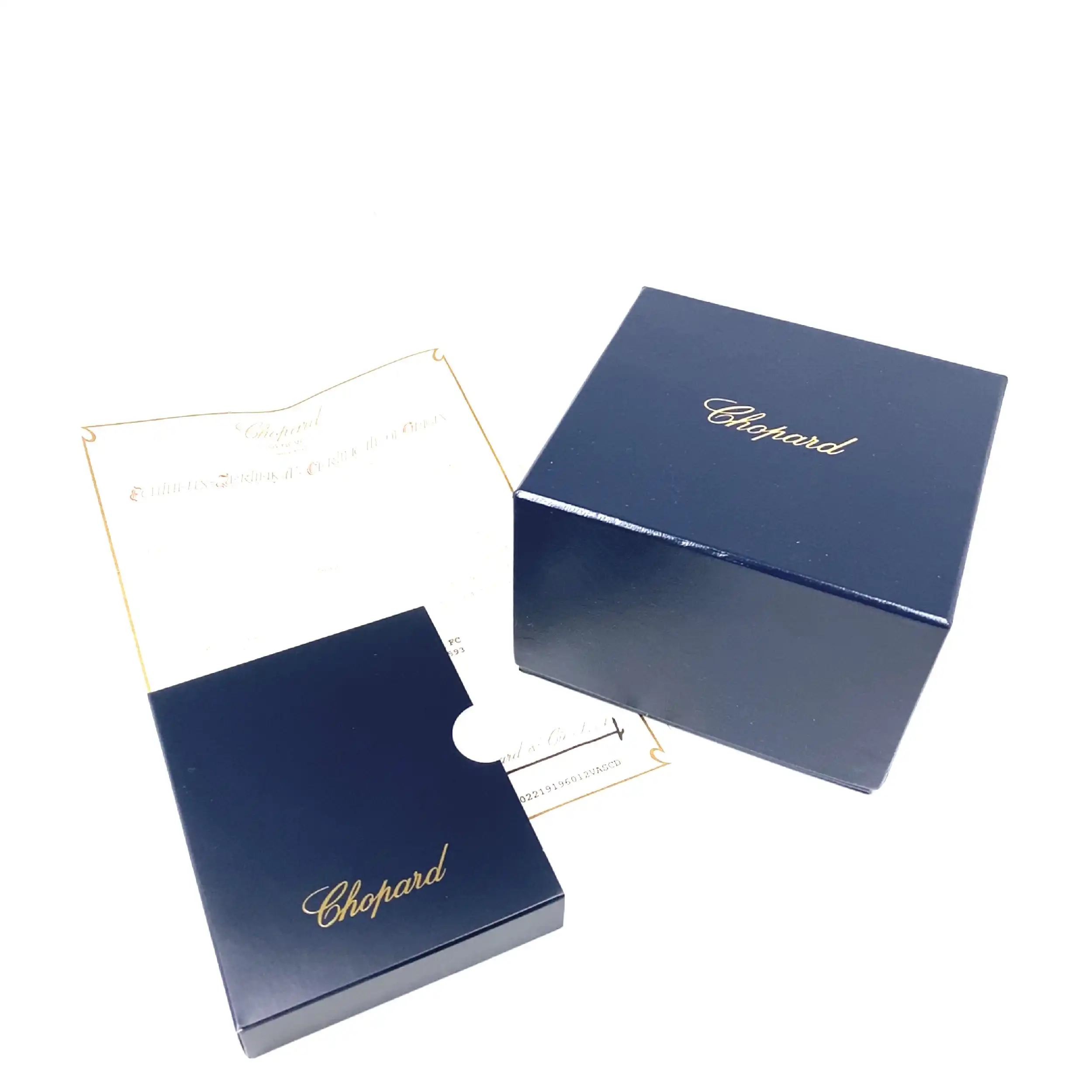 Paar Ohrstecker Gelbgold Chopard La Strada mit Brillanten mit Box und Papieren Paar Ohrstecker Gelbgold Chopard La Strada mit Brillanten mit Box und Papieren