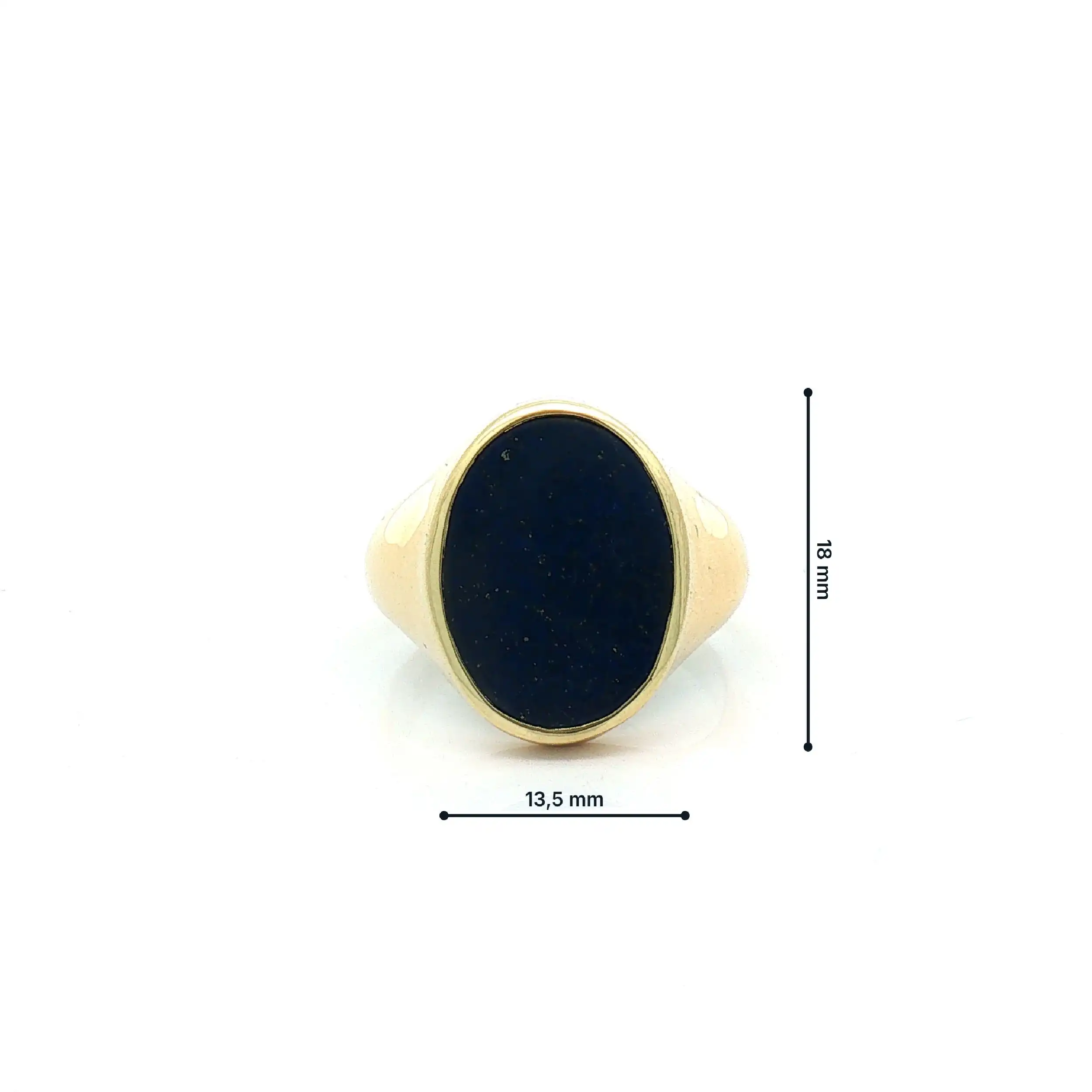 Ring Gelbgold mit Lapislazuli