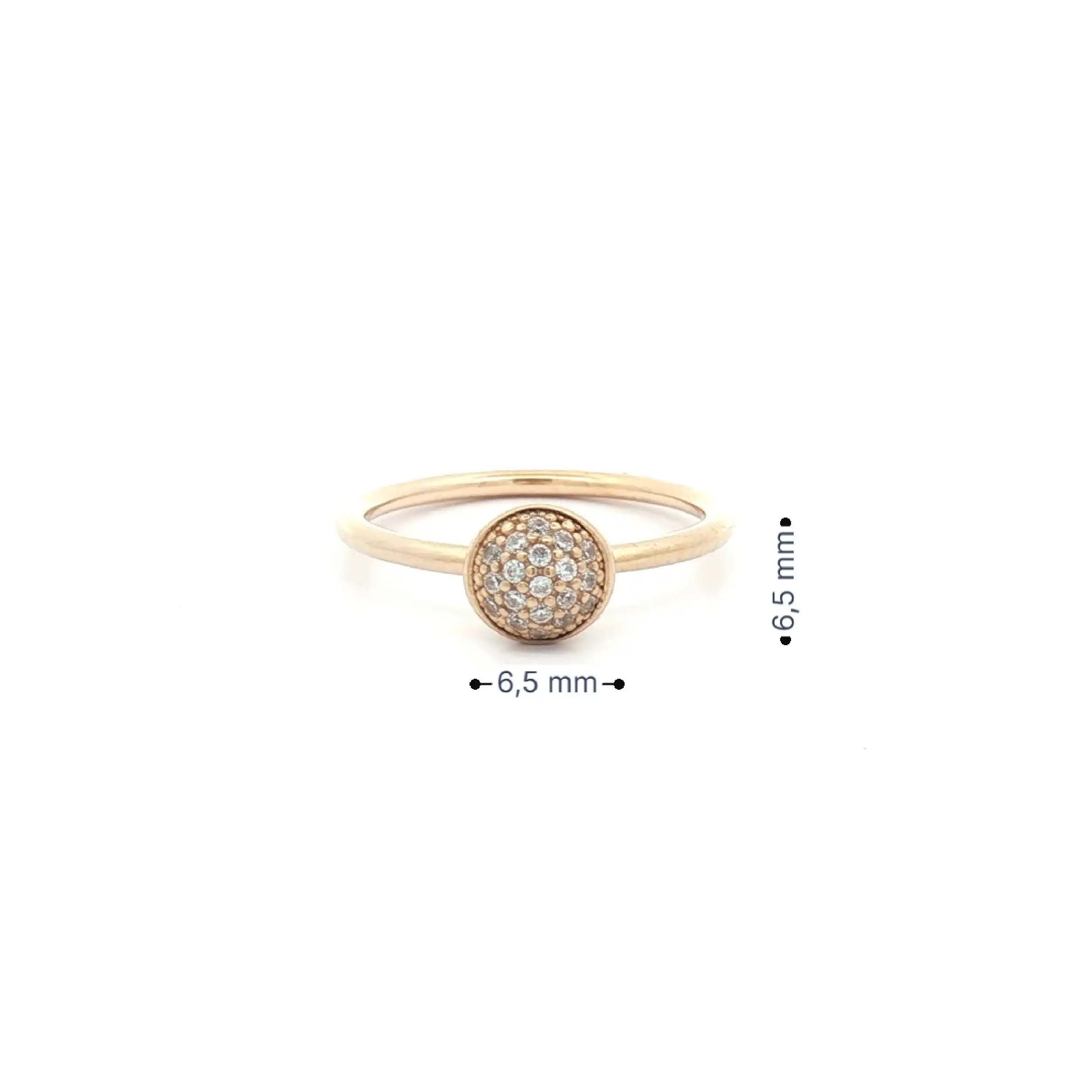 Ring Gelbgold mit Zirkonia Pandora Ring Gelbgold mit Zirkonia Pandora
