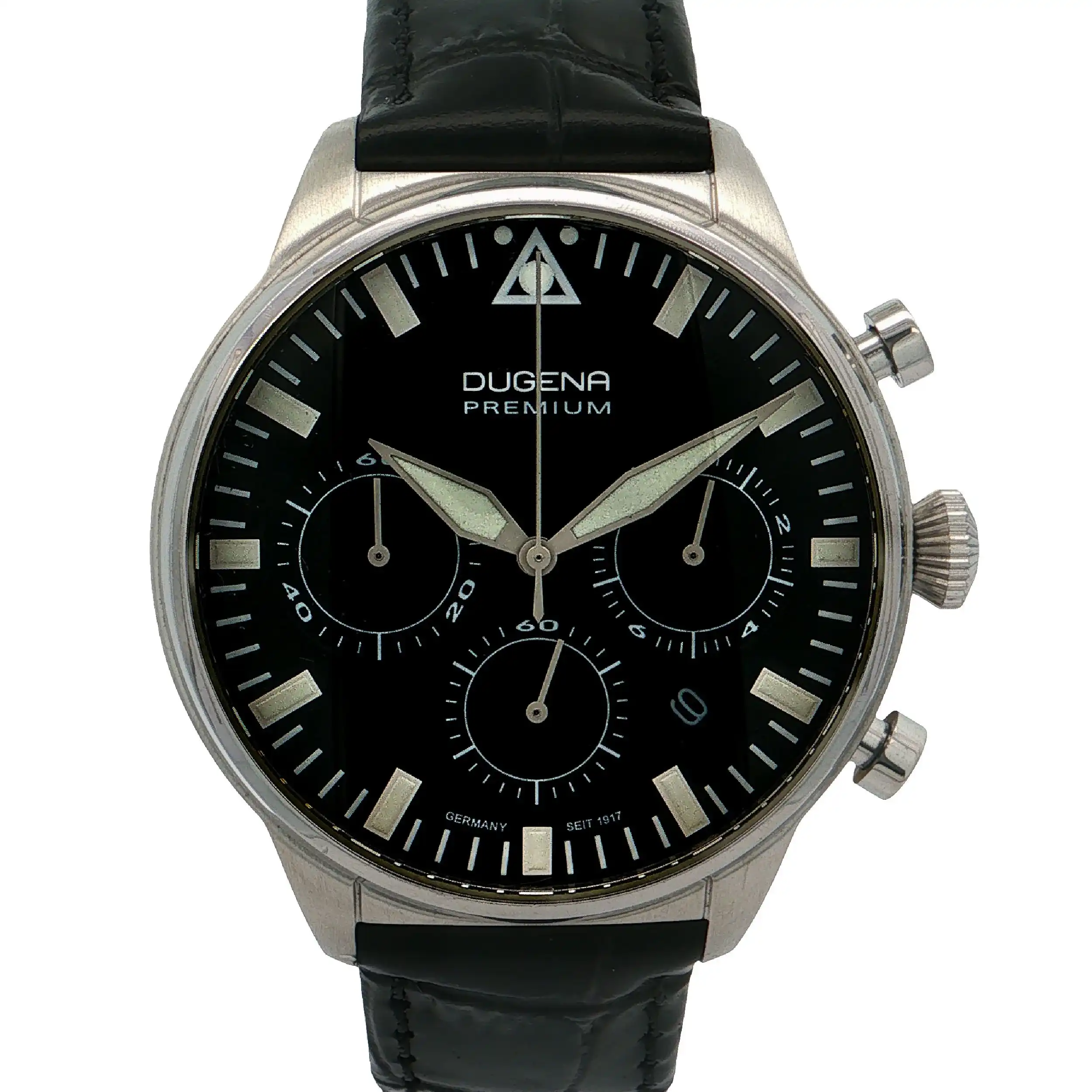 Herrenuhr Dugena Cockpit Chrono 43mm Ref. 7000179