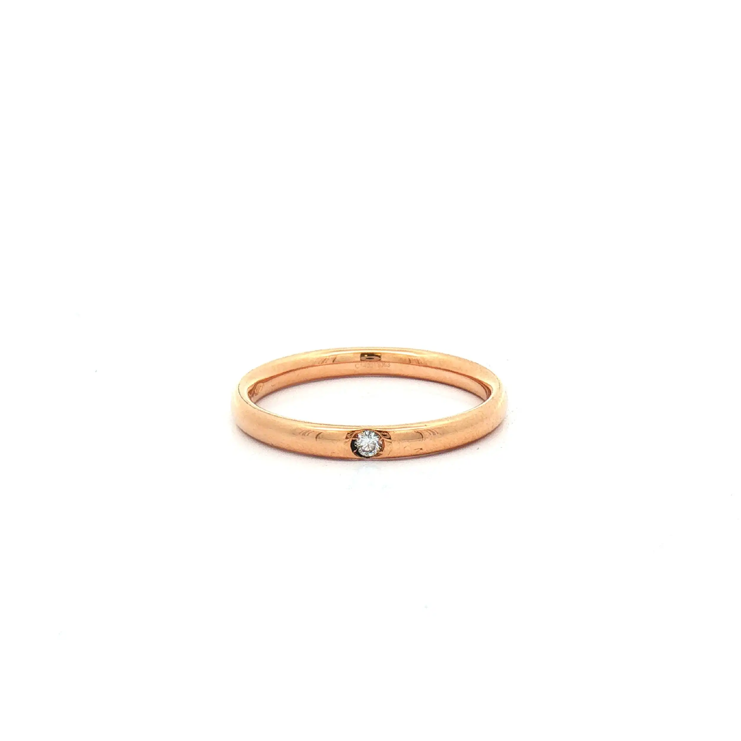 Trauring Gelbgold mit Brillant Trauring Gelbgold mit Brillant