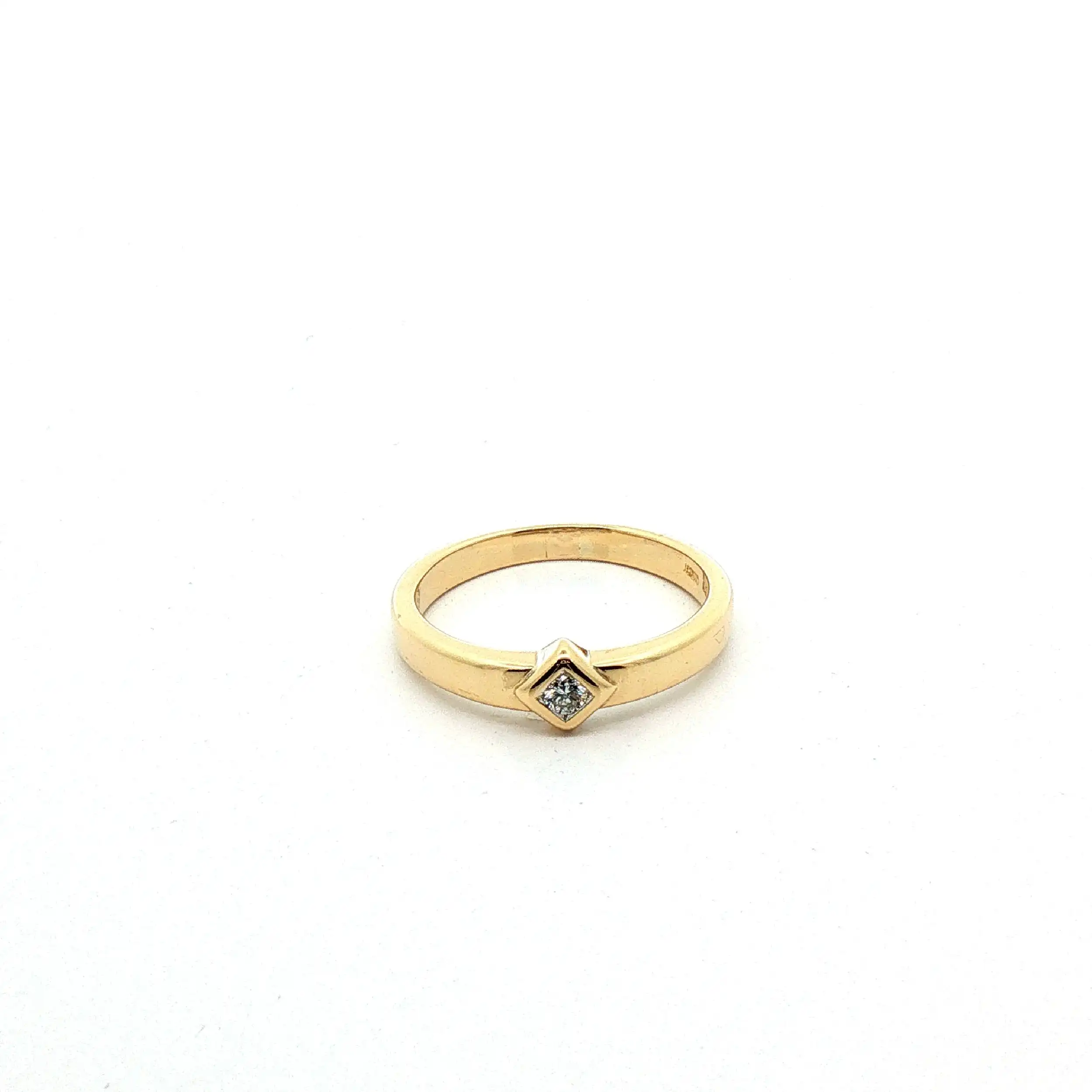 Ring Gelbgold mit Brillant