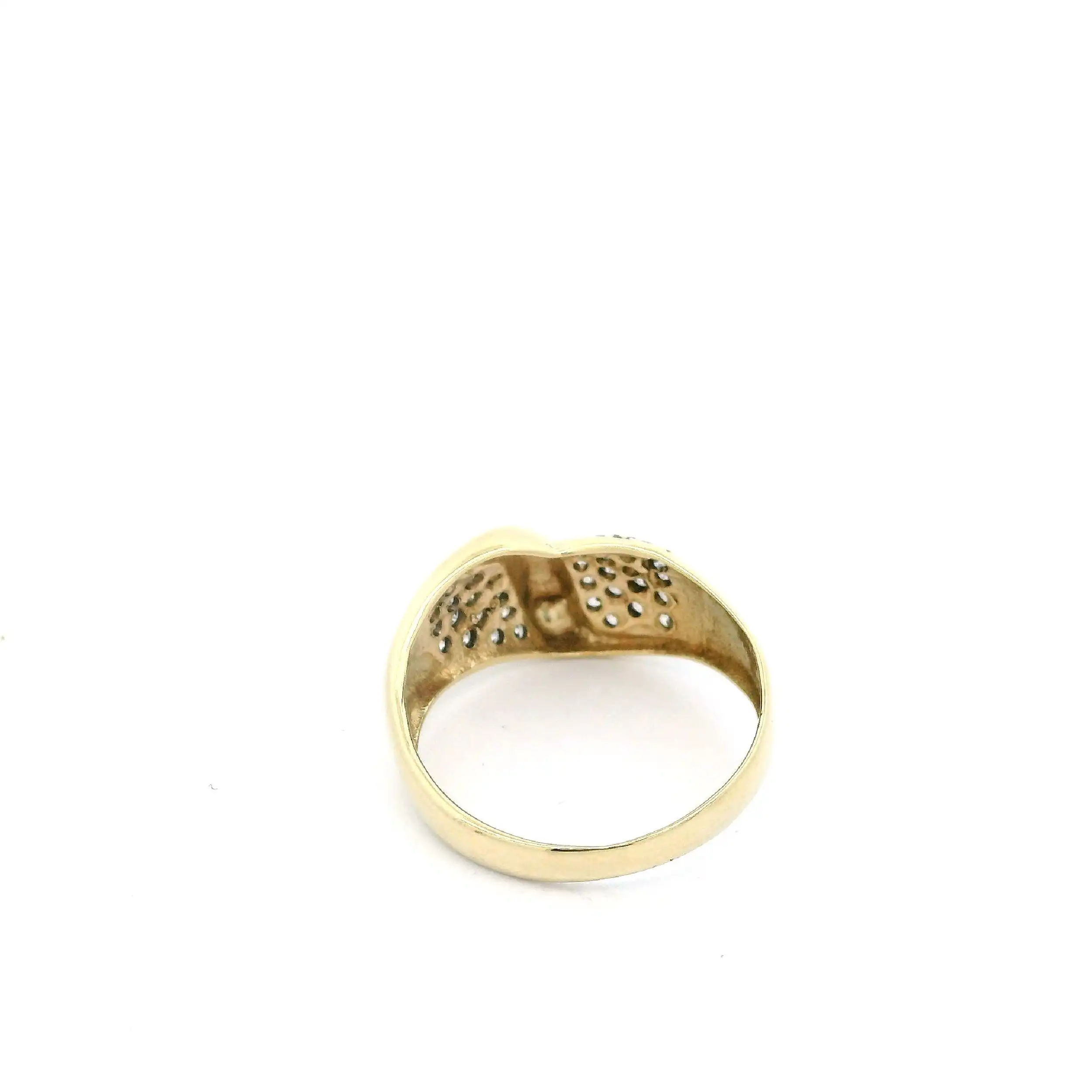 Ring Gelbgold mit Zirkonia Ring Gelbgold mit Zirkonia