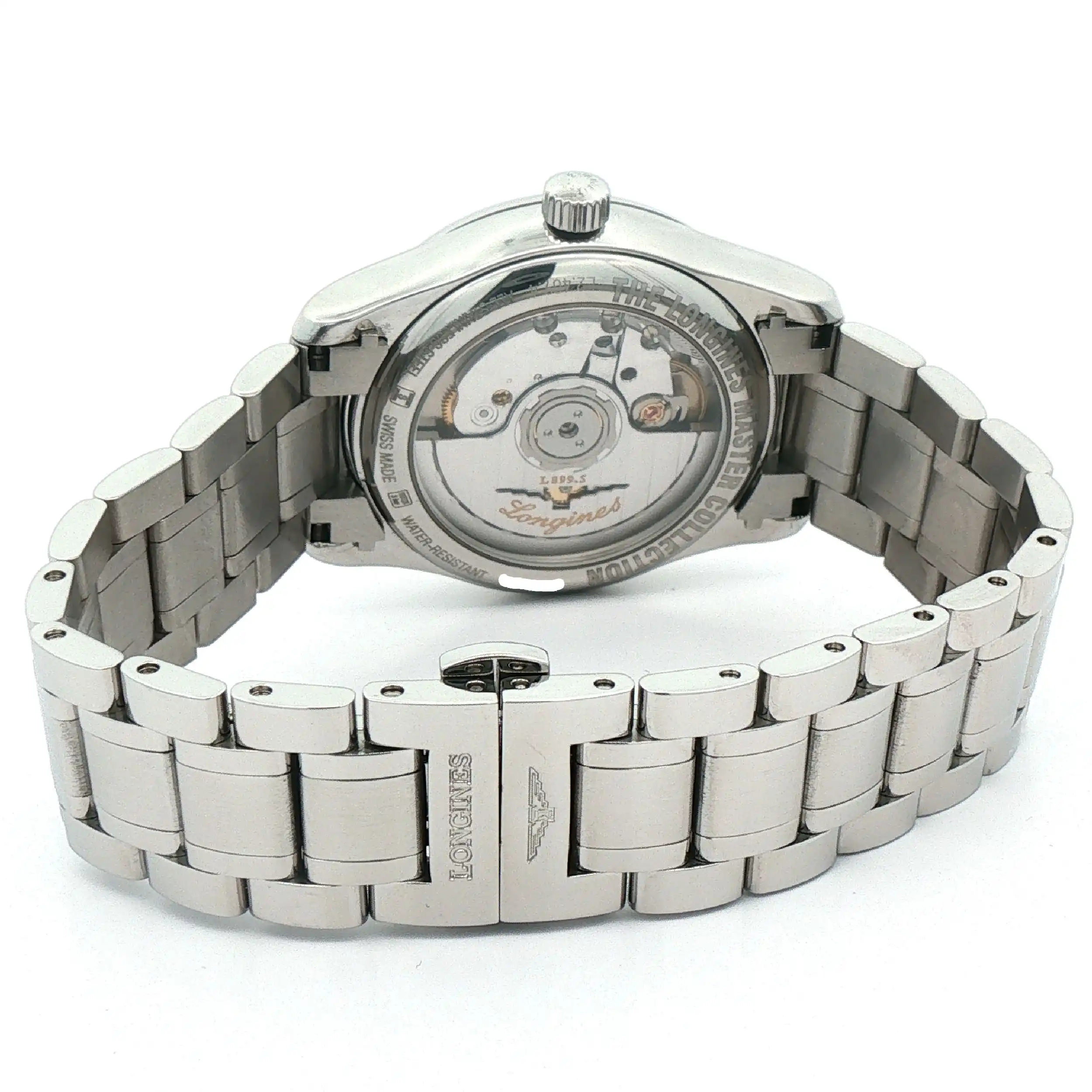 Damenuhr Longines Master Collection mit Perlmutt-Diamanten Ziffernblatt Damenuhr Longines Master Collection mit Perlmutt-Diamanten Ziffernblatt