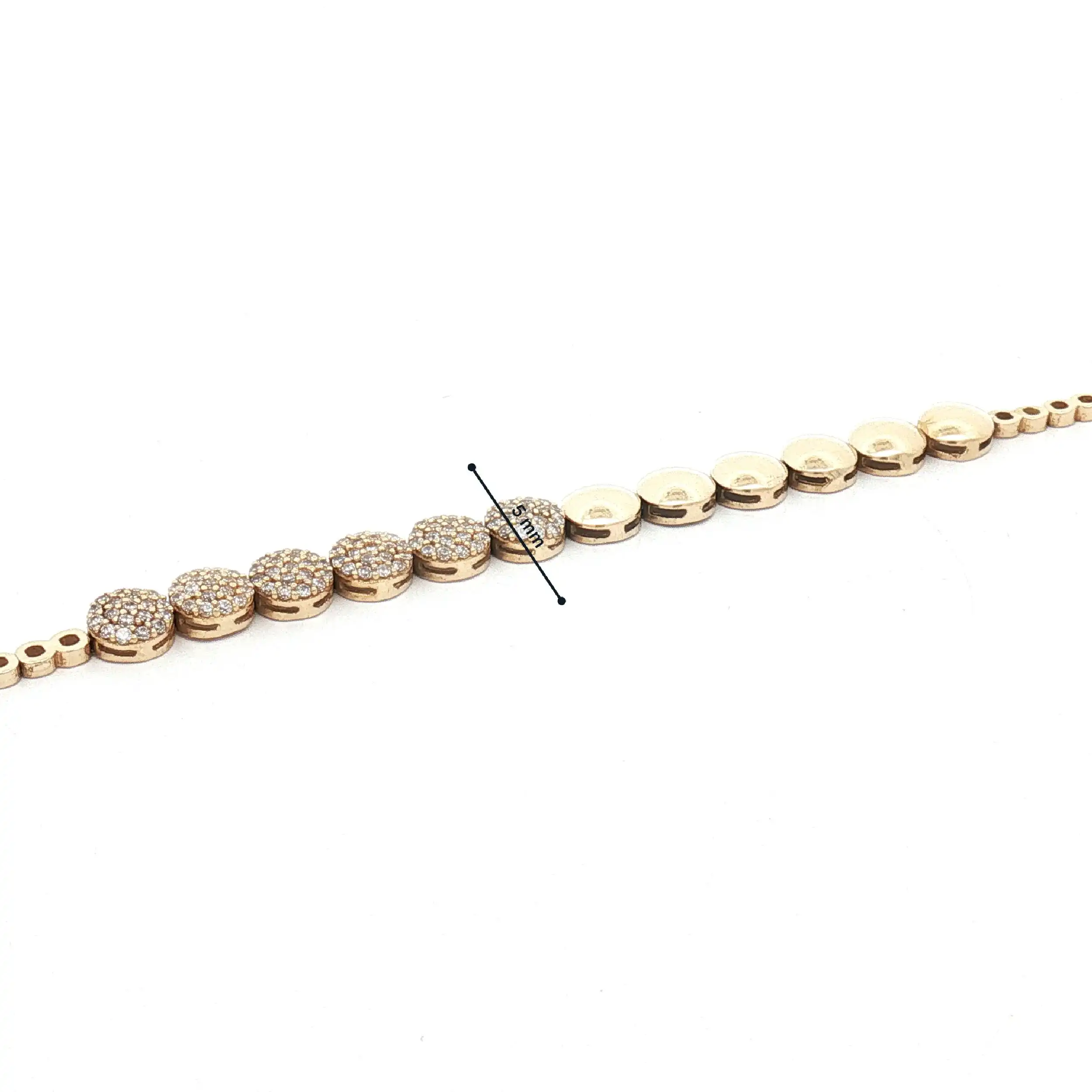 Armband Gelbgold mit Zirkonia