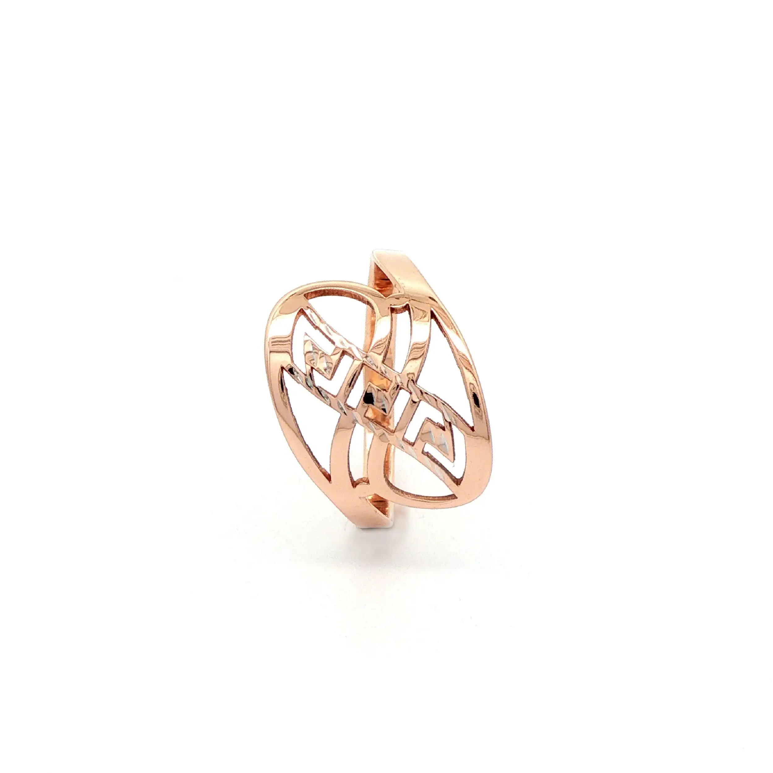 Ring Rotgold mit durchbrochenem Muster