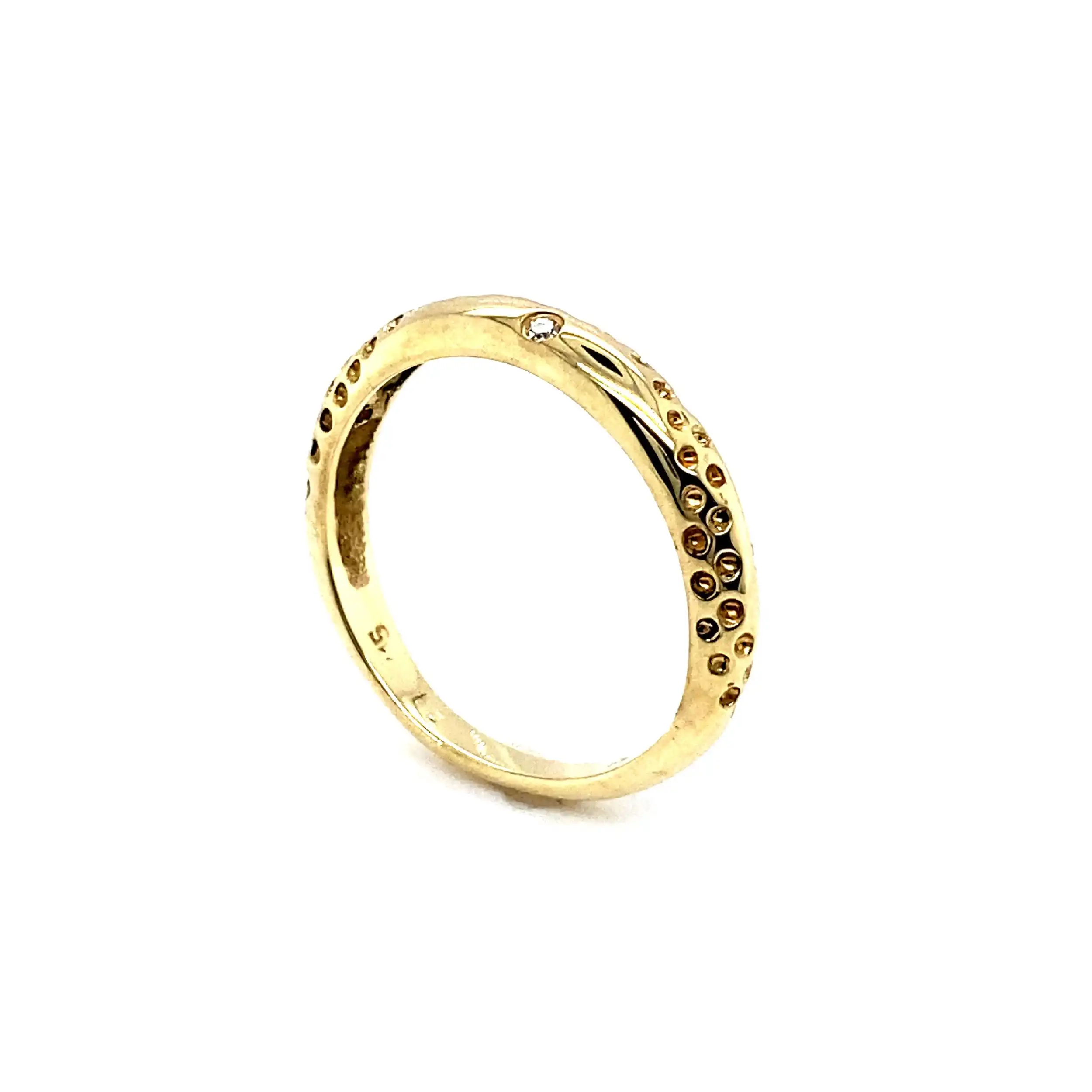 Ring Gelbgold mit Brillanten Ring Gelbgold mit Brillanten
