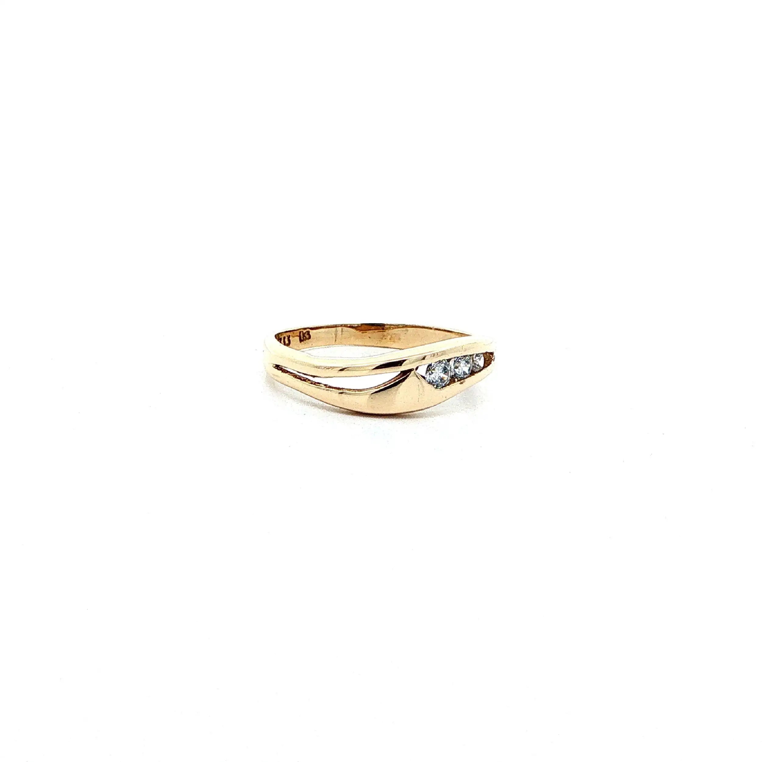 Ring Gelbgold mit Zirkonia