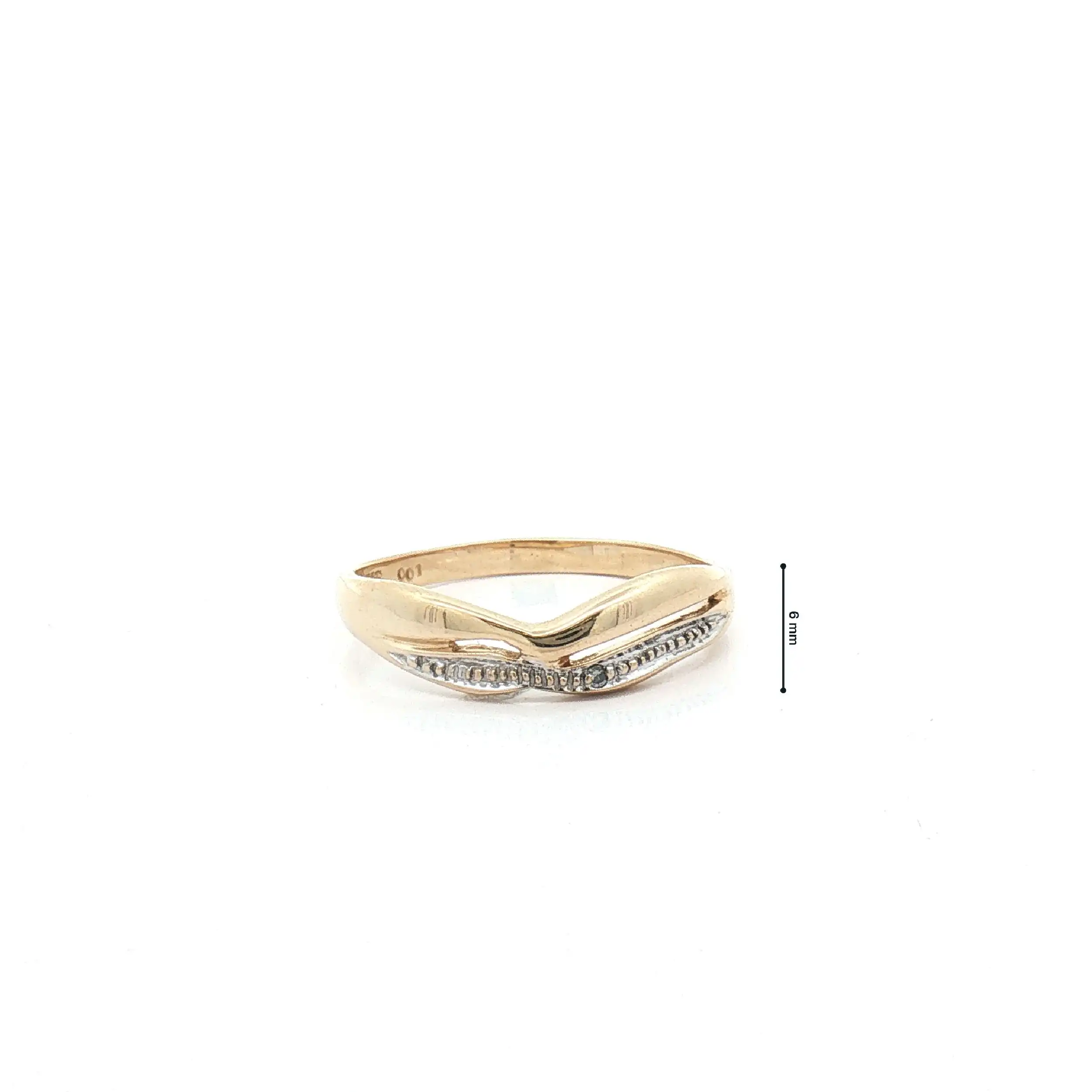 Ring Bicolor mit Diamant Ring Bicolor mit Diamant