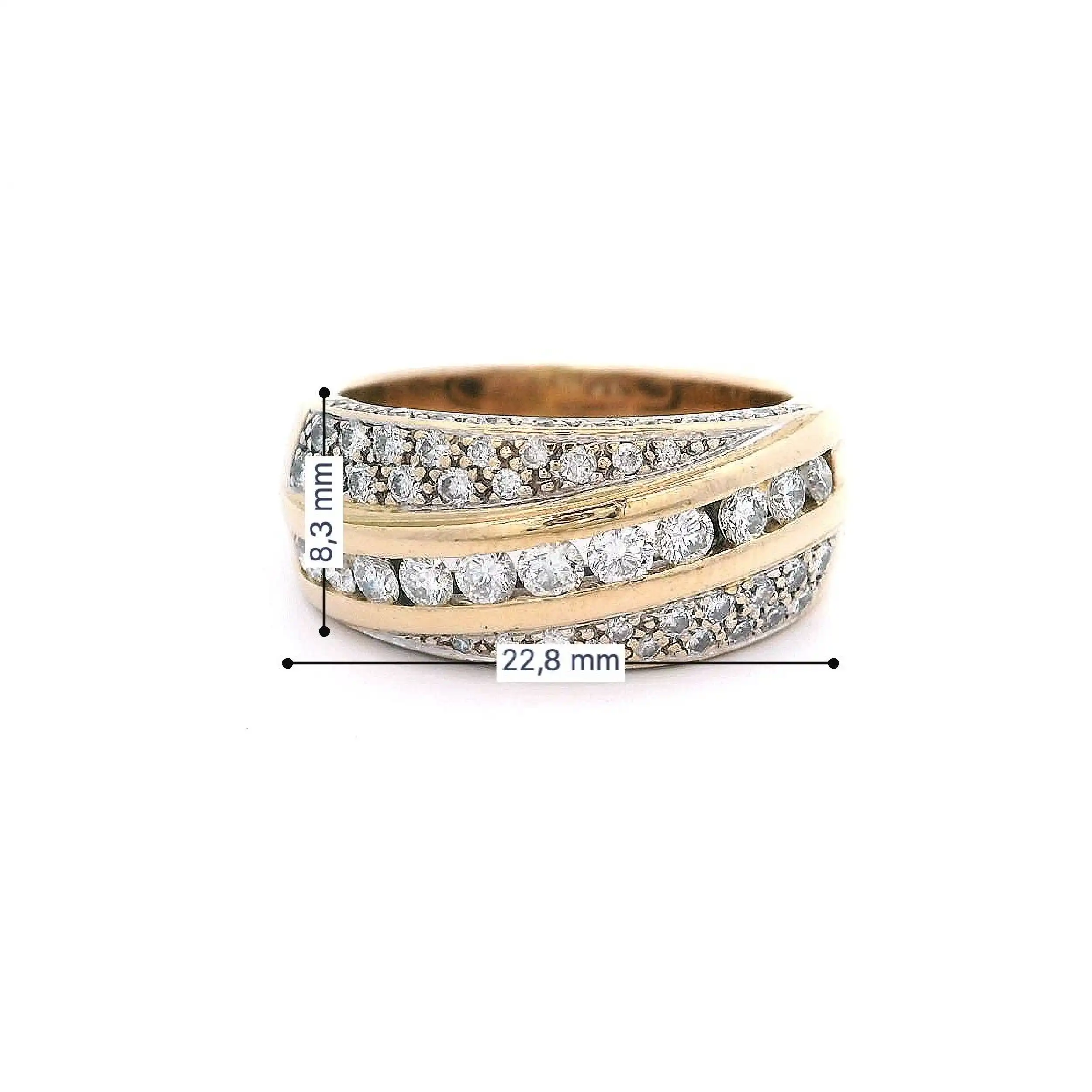 Ring Gelbgold Christ mit Brillanten Ring Gelbgold Christ mit Brillanten